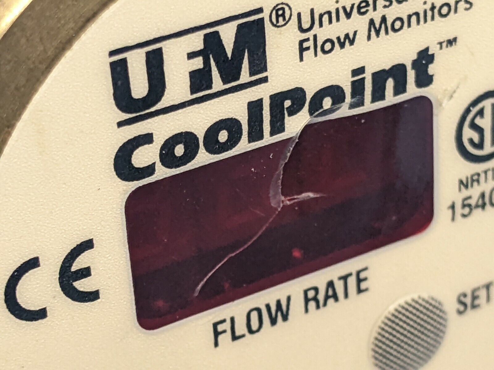Universal Flow Monitors CP2 CoolPoint Vortex Shedding Flowmeter CRACKED DISPLAY - For parts or not working - Maverick Industrial Sales