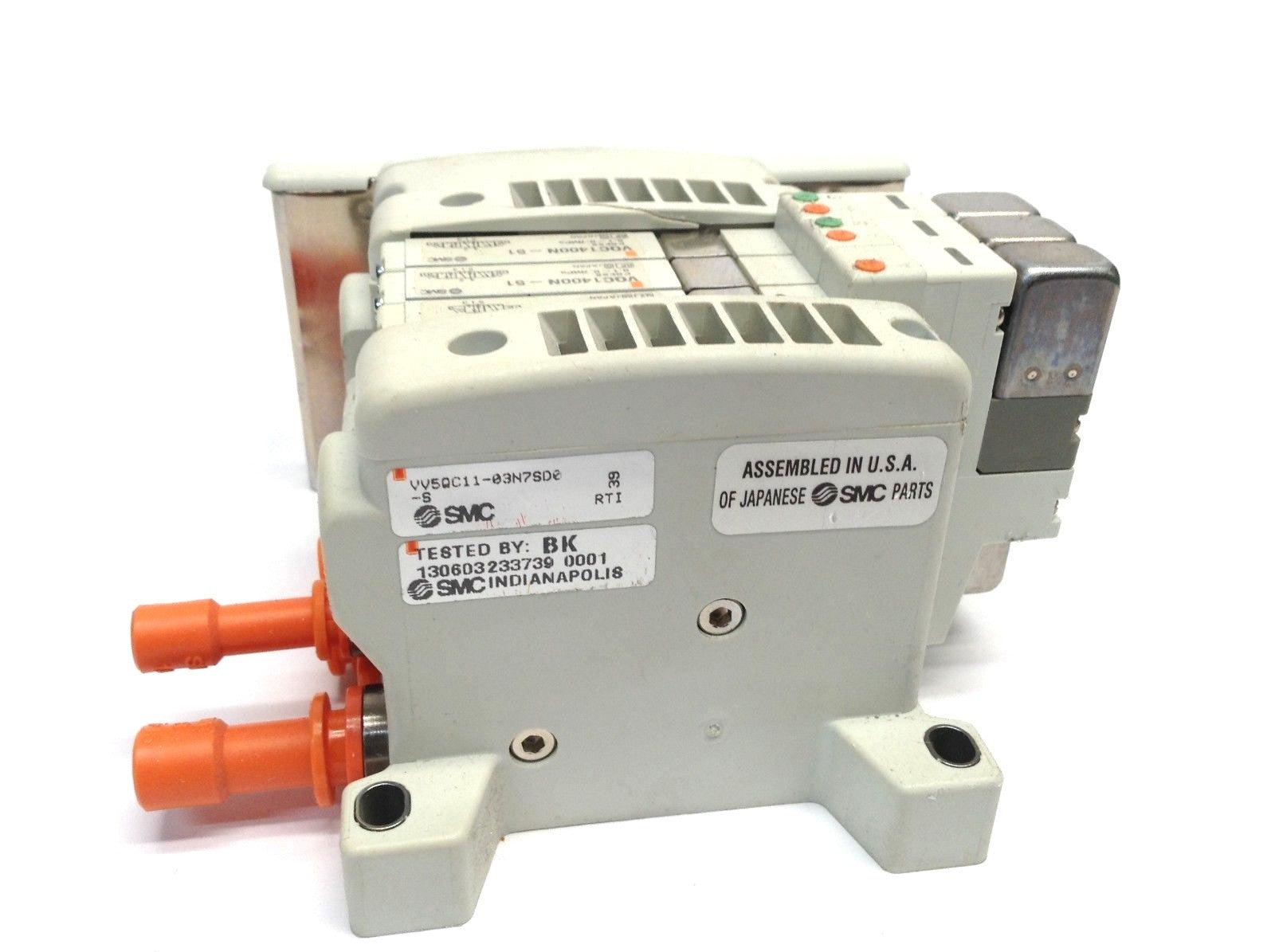 SMC VV5QC11-03N7SD0-S Pneumatic Solenoid Manifold - Maverick Industrial Sales