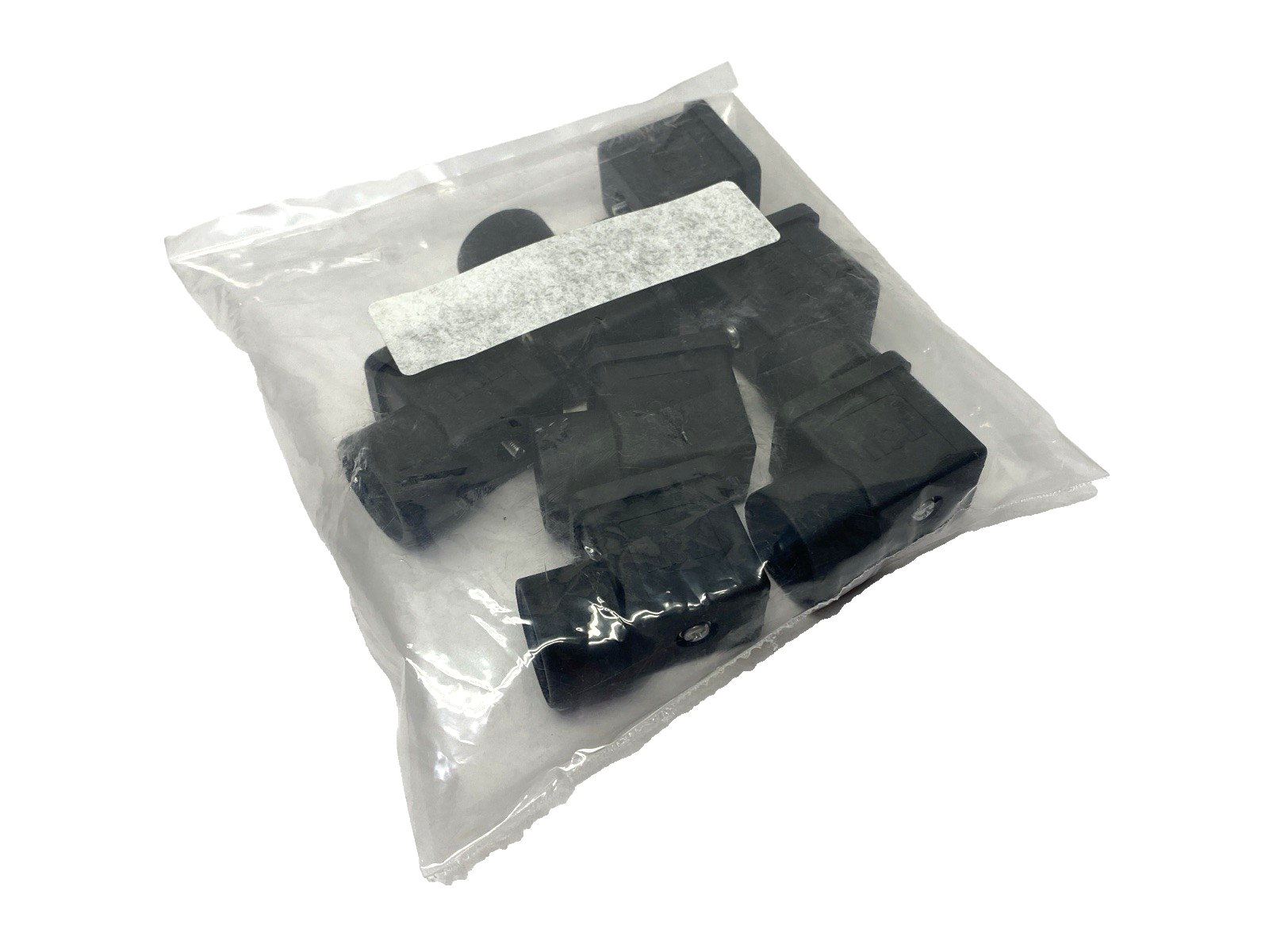 TSII 1252-1001 Black DIN Conduit Connector 1/2" 22mm Industrial Form LOT OF 7 - Maverick Industrial Sales