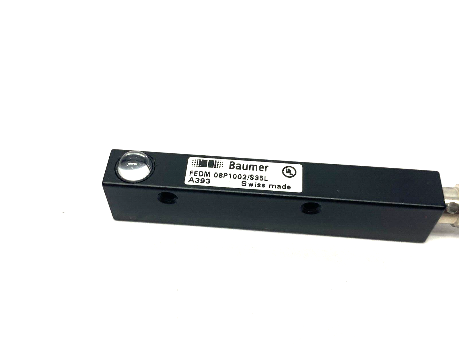Baumer FEDM 08P1002/S35L Through-Beam Sensor 3-Pin M8 10-30VDC, 10236653 - Maverick Industrial Sales