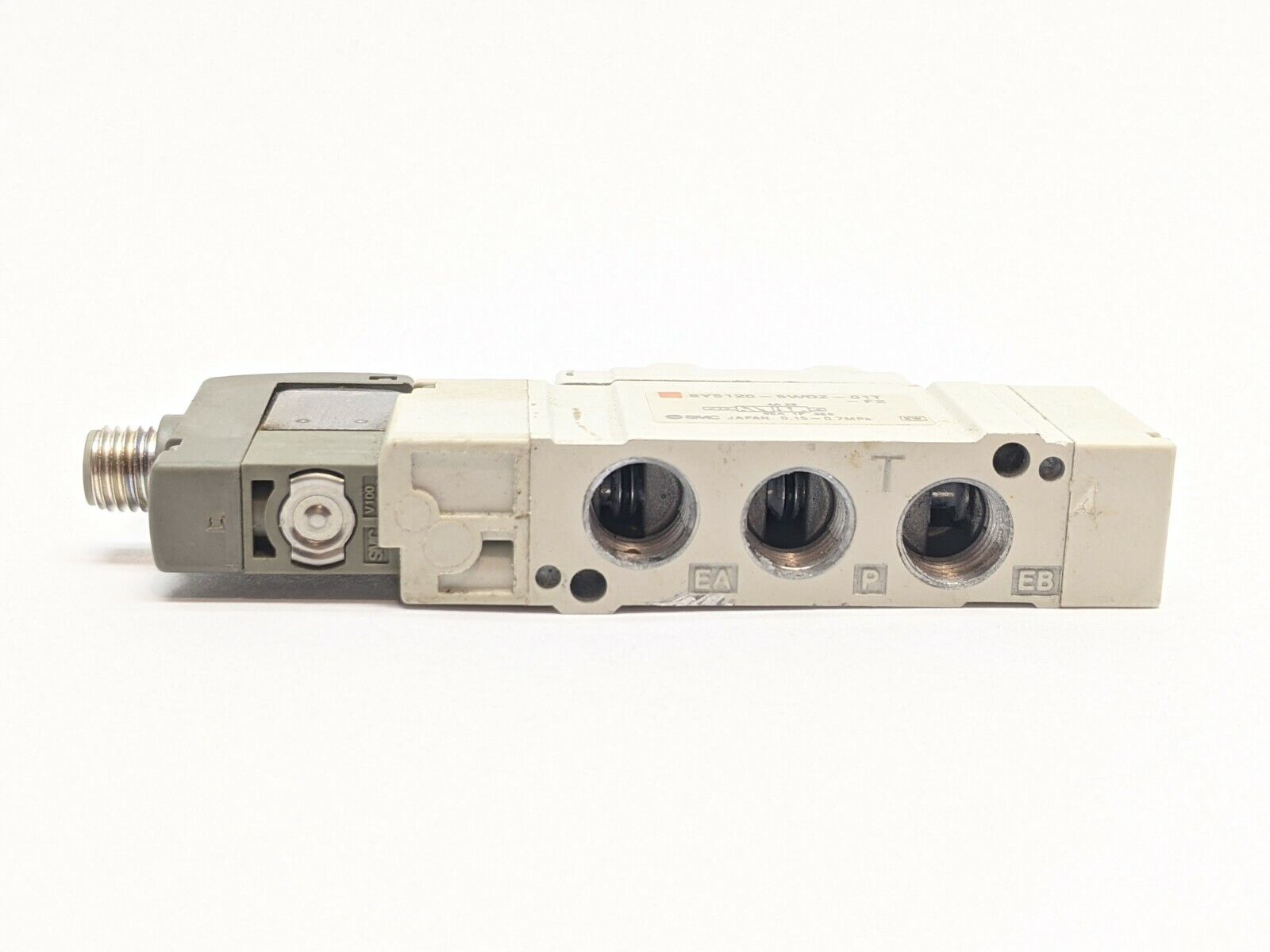 SMC SY5120-5WOZ-01T-F2 Pneumatic Single Solenoid Valve - Maverick Industrial Sales
