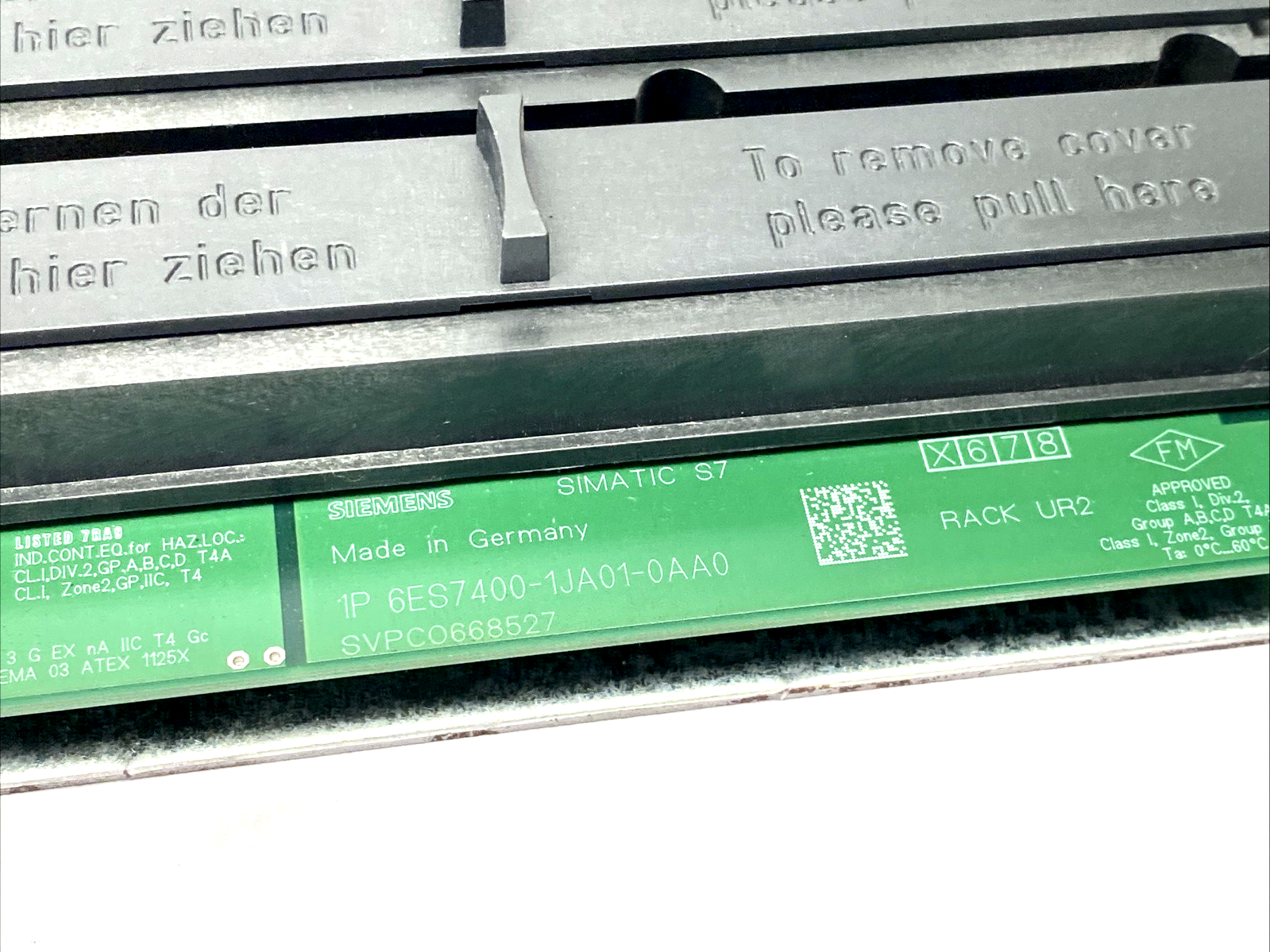 Siemens 6ES7400-1JA01-0AA0 SIMATIC S7-400, PLC Rack/Chassis UR2, 9-Slot - Maverick Industrial Sales