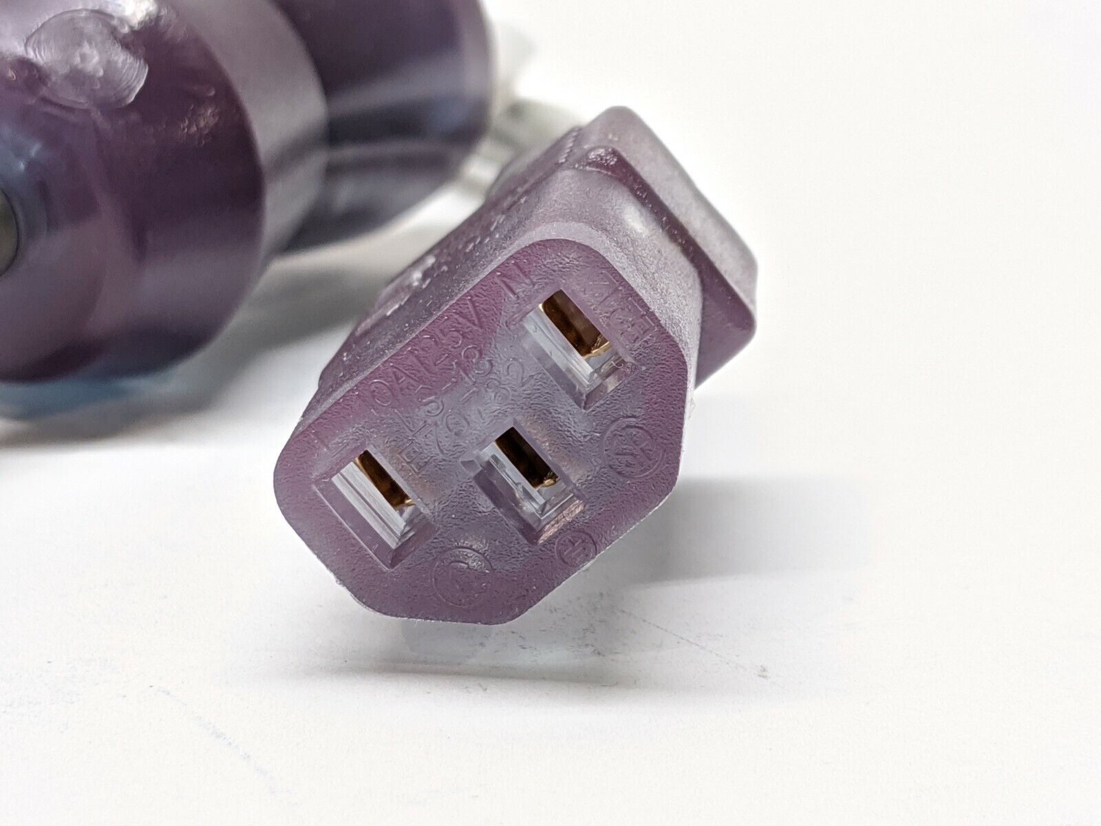 Sure-Grip Power Cord 10' ft NEMA 5-15 Plug x IEC C13 Socket Wire Gauge 18 - Maverick Industrial Sales