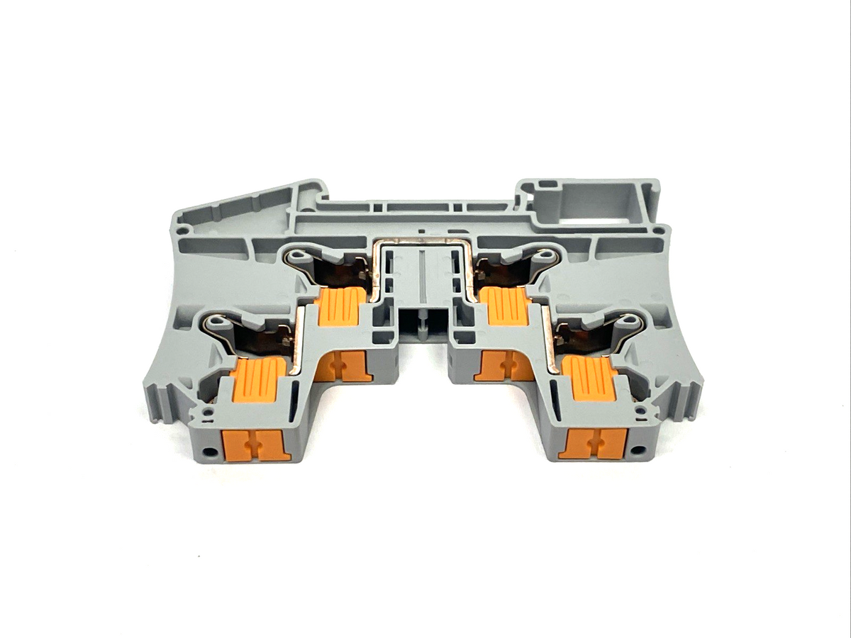 Phoenix Contact PTV 6-QUATTRO Feed-Through Terminal Block, Gray 1116871 LOT OF 8 - Maverick Industrial Sales