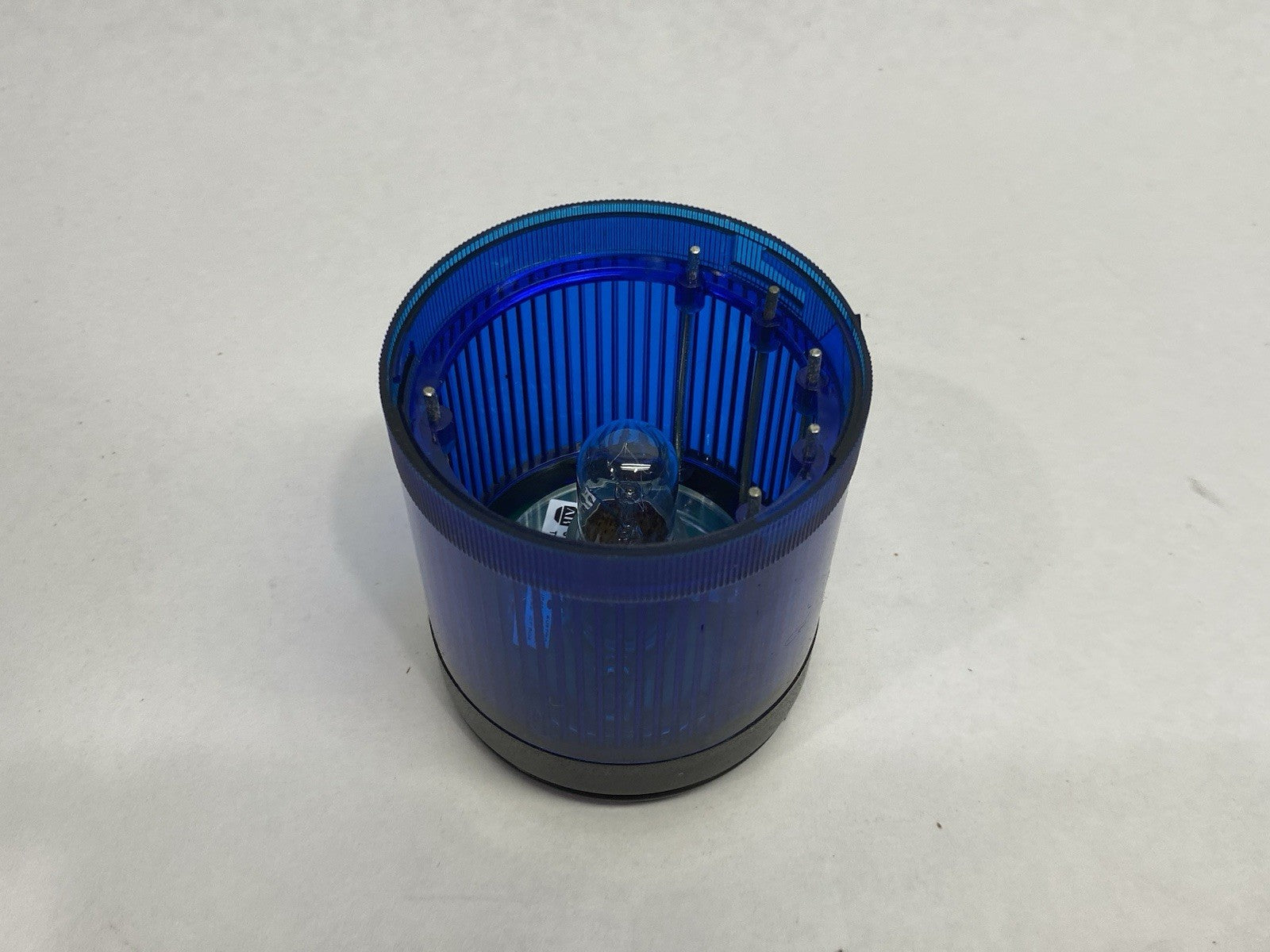 855T-B10DN6 | Allen Bradley Ser. B Steady Incandescent Stack Light Blue 120VAC - Used - Maverick Industrial Sales