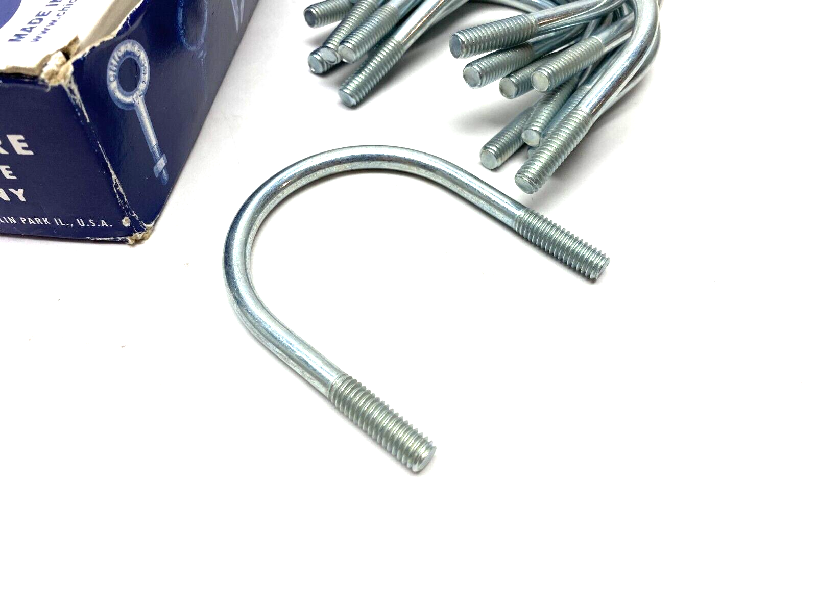Chicago Hardware 50065 4 U-Bolts for 2" Pipe BOX OF 10 NO NUTS - Maverick Industrial Sales