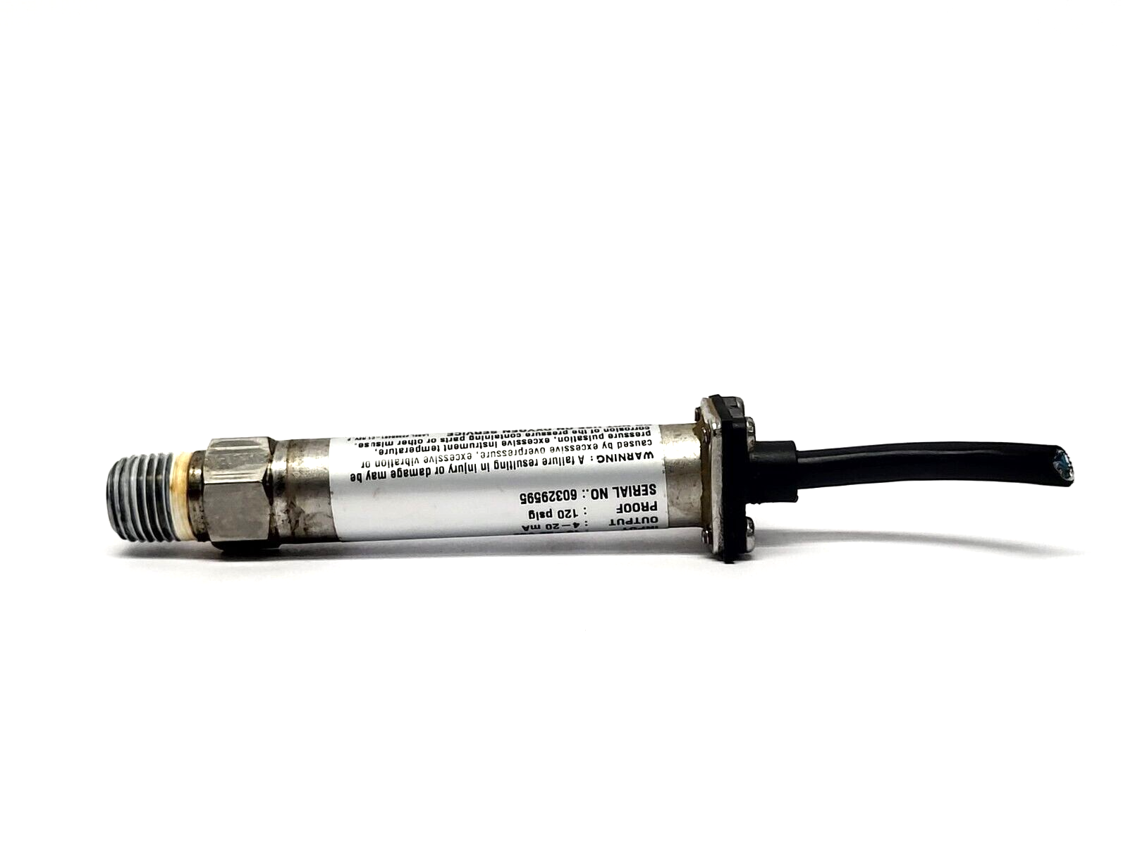 Ashcroft K17M0242F260 Pressure Transducer 120PSI 36VDC - Maverick Industrial Sales