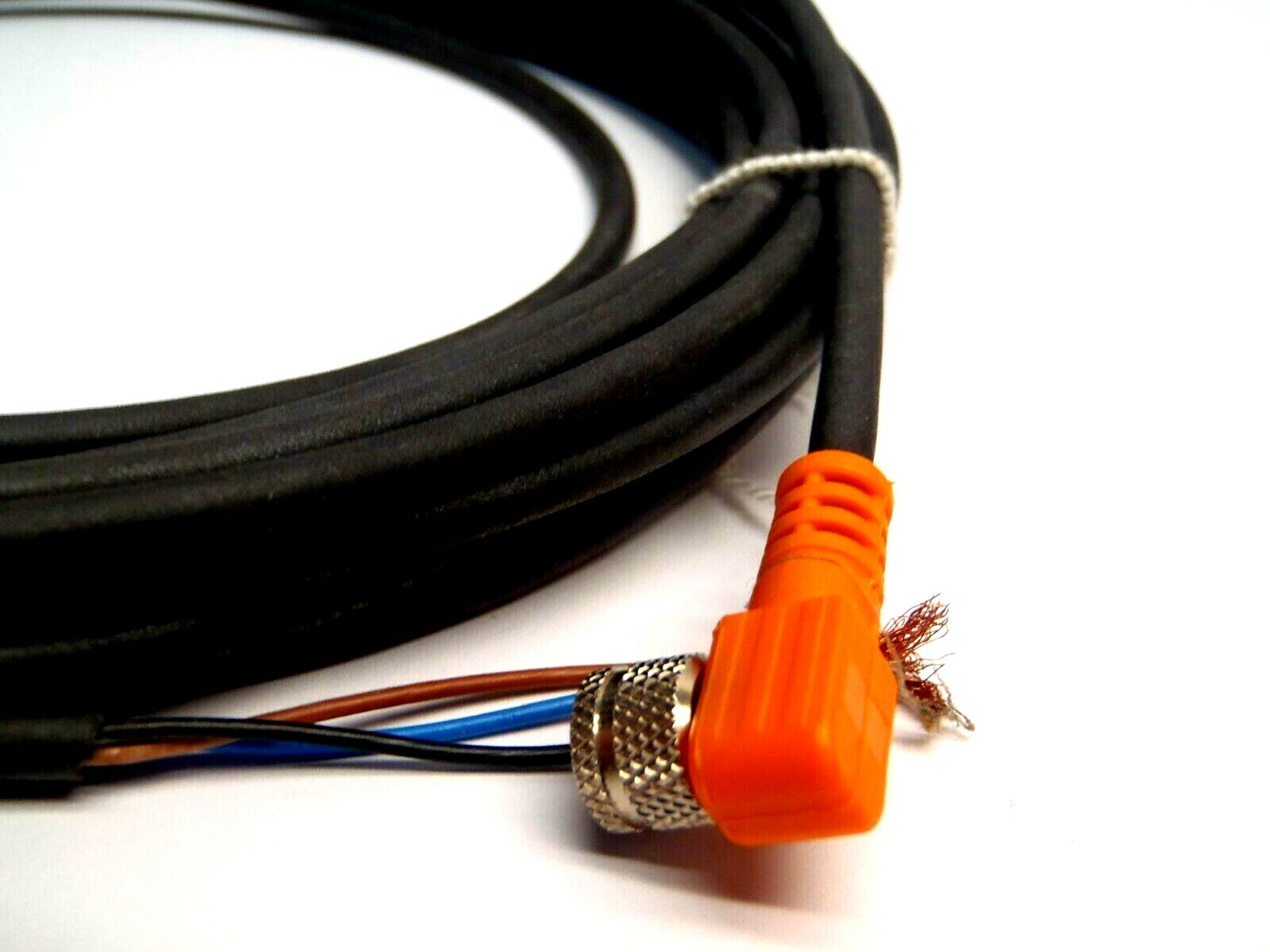 Lumberg RKMWV 3-224/5M 0830 Angled M12 Female Connector Cut End - Maverick Industrial Sales