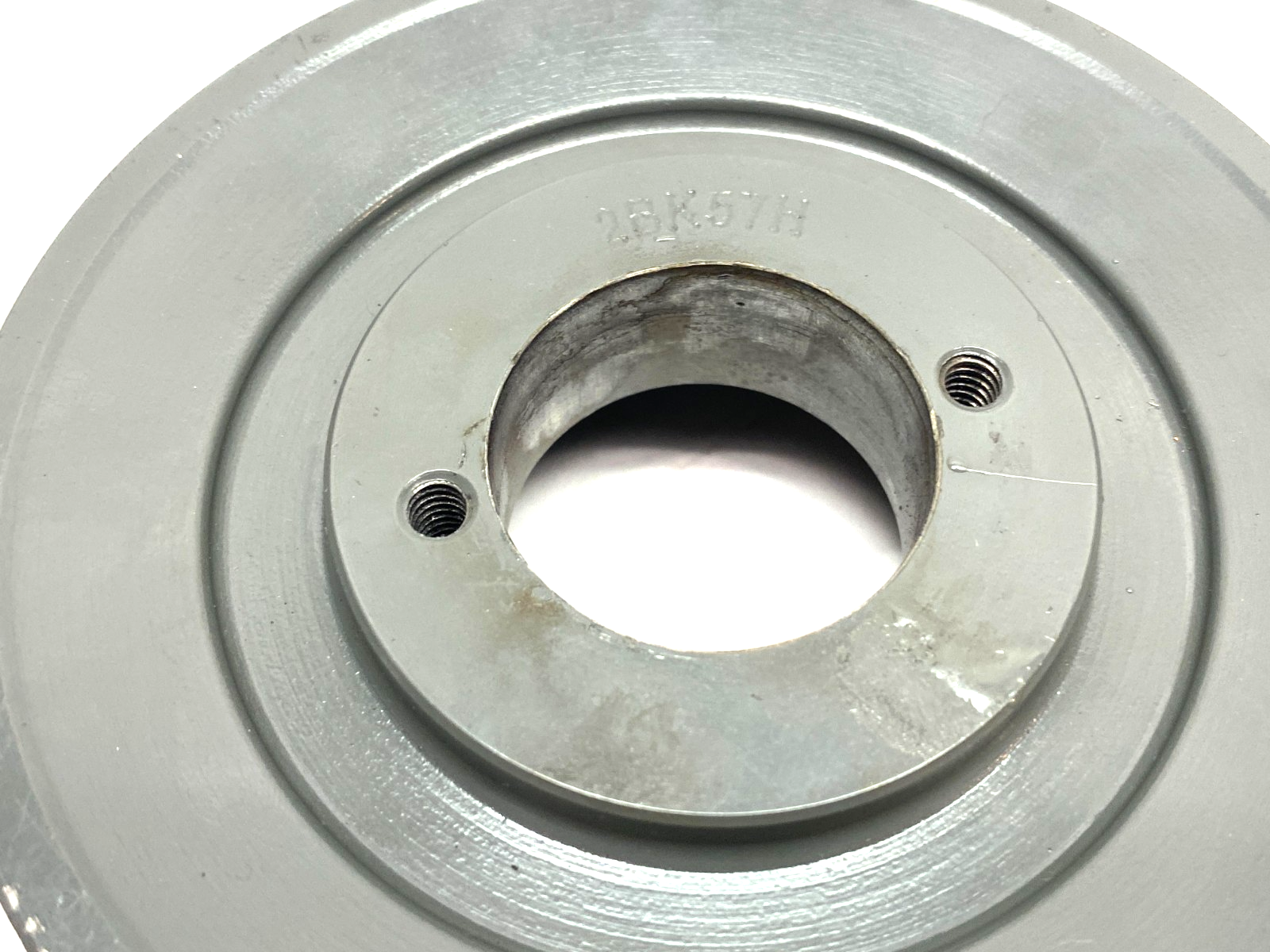 Cast Iron 2BK57H Dual Groove Belt Pulley - Maverick Industrial Sales