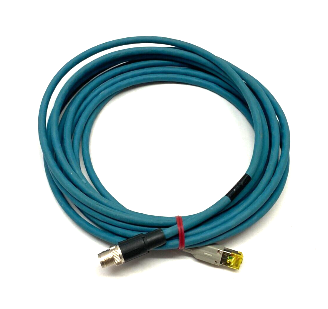 Keyence OP-88665 Ethernet Connection Cable M12 X-Coded 8-Pin to RJ45 - Maverick Industrial Sales