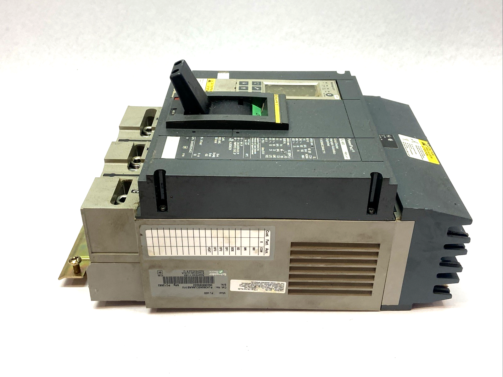 PJA36040CU64AE1 | Square D PowerPact Circuit Breaker 400A 3P 600V Micrologic 6.0P - Used - Maverick Industrial Sales