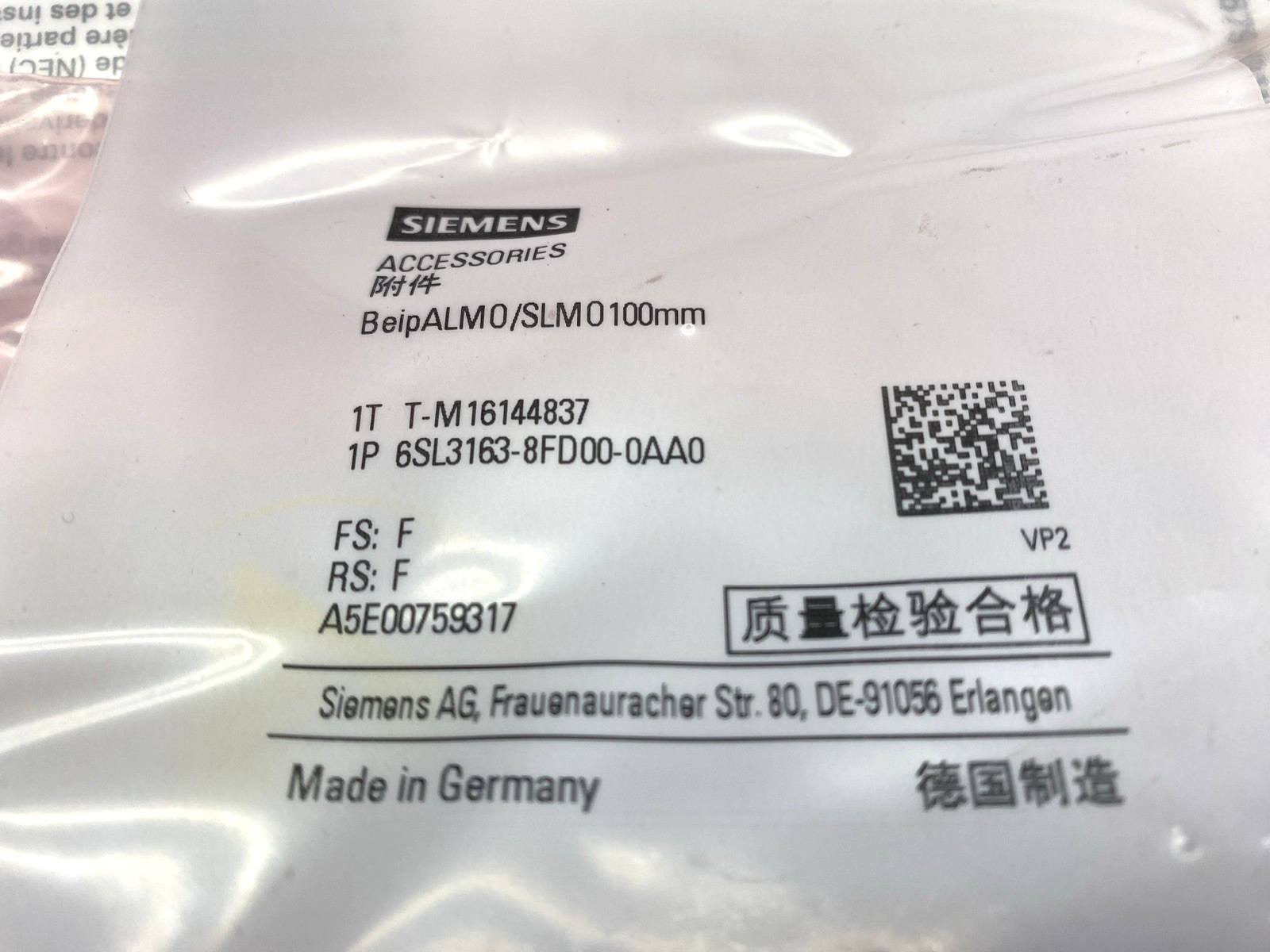 Siemens 6SL3130-6TE21-6AA4 SINAMICS S120 Frequency Converter Smart Line Module - Maverick Industrial Sales