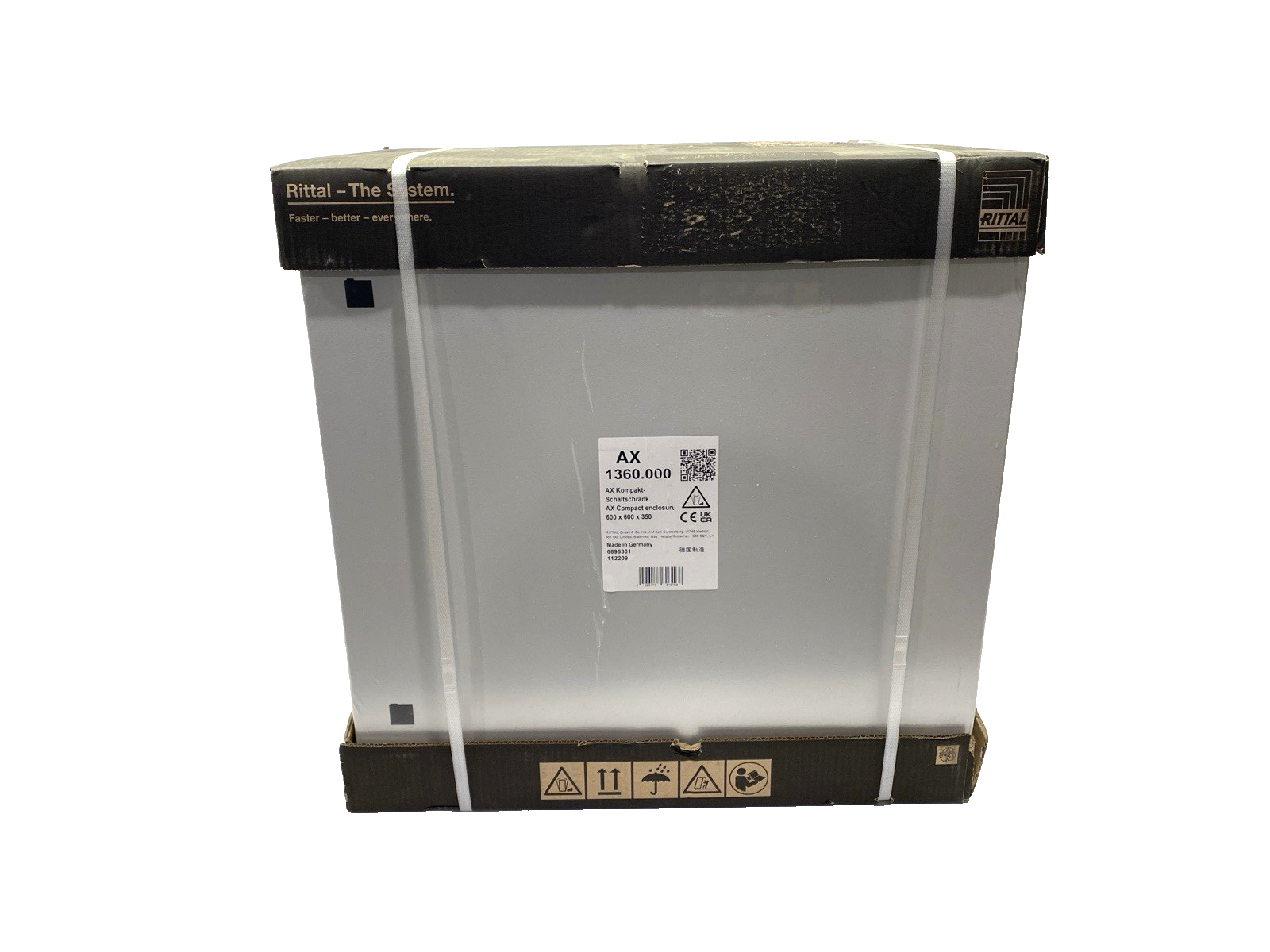 Rittal 1360.000 AX Compact Control Cabinet Enclosure 600 x 600 x 350 - Maverick Industrial Sales