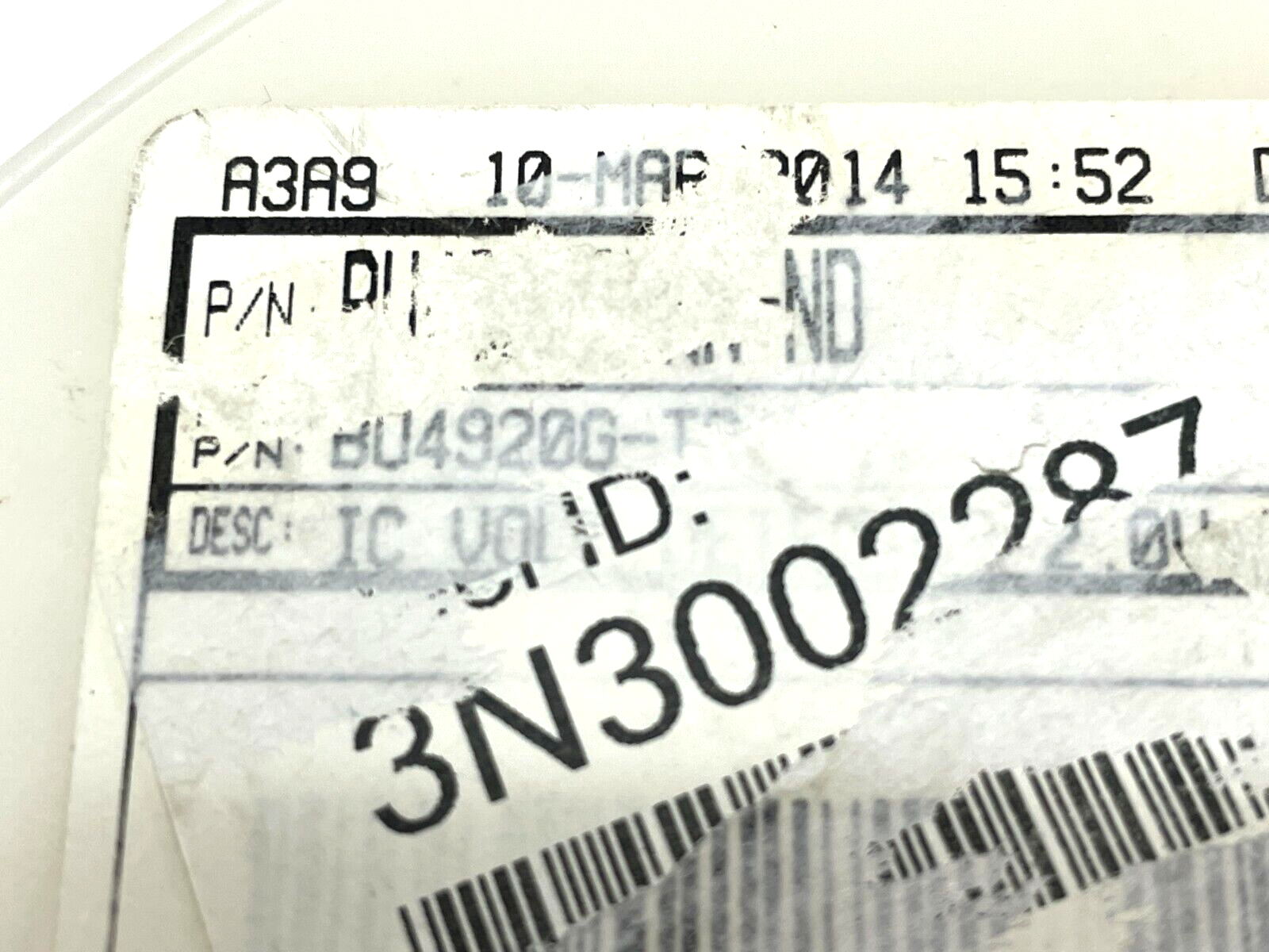 Rohm Semiconductor BU4920G-TR Supervisor Push-Pull Totem Pole LOT OF 275 - Maverick Industrial Sales