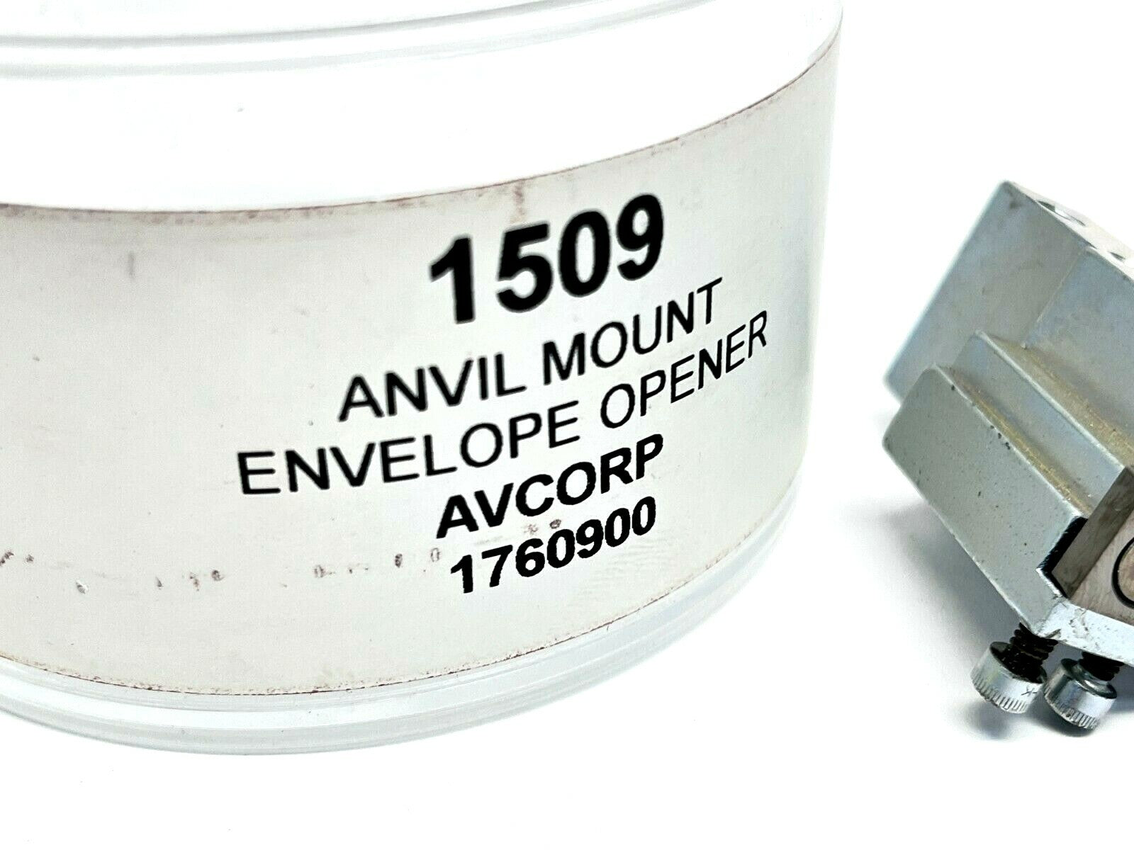 Avcorp 1760900 Anvil Mount Envelope Opener 1509 LOT OF 2 w/ Two Blades - Maverick Industrial Sales