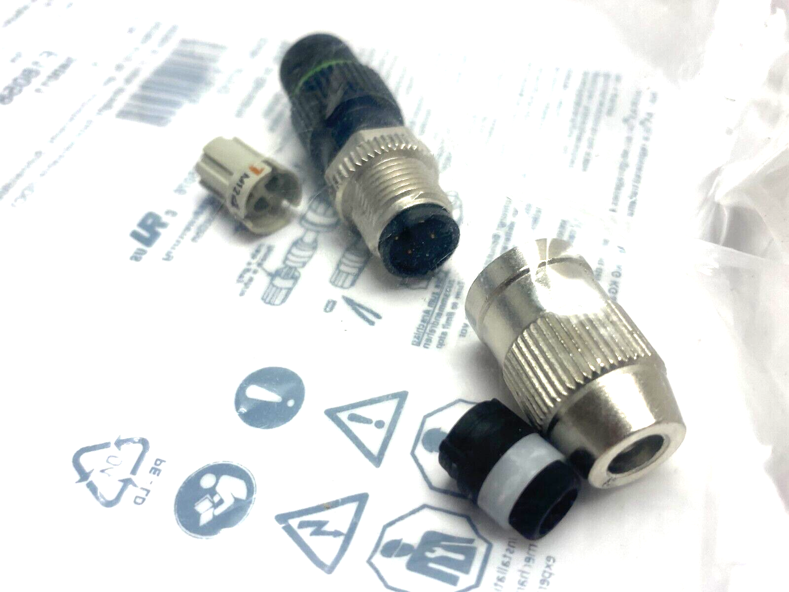Ifm Efector E18058 Straight M12 Male Field Wireable Connector 4-Pin 340011 - Maverick Industrial Sales