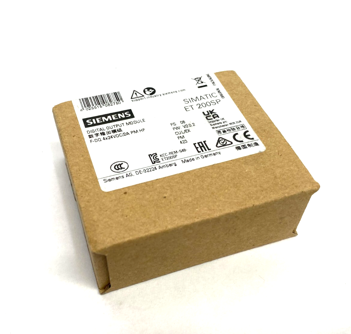 Siemens 6ES7136-6DB00-0CA0 SIMATIC ET 200SP Digital Output Module 4x24VDC/ 2A - Maverick Industrial Sales