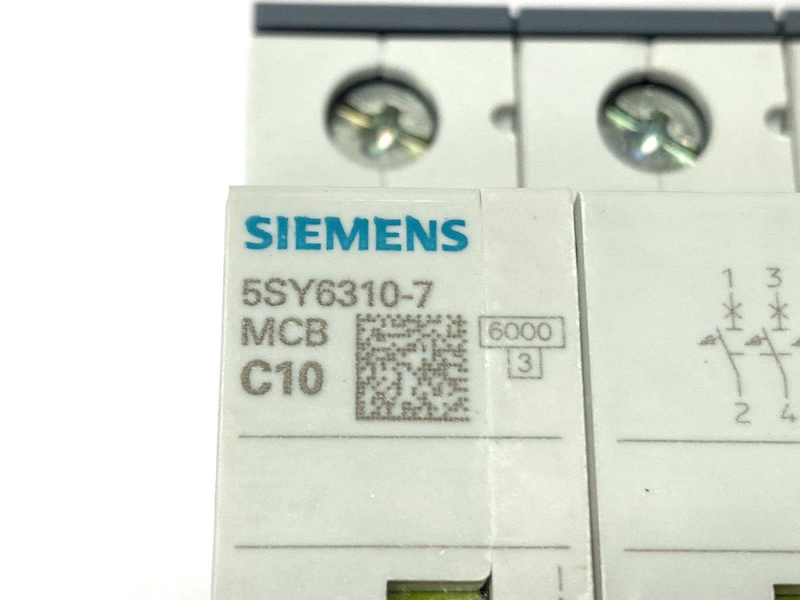Siemens 5SY6310-7 Miniature Circuit Breaker 3-Pole 400V 10A - Maverick Industrial Sales