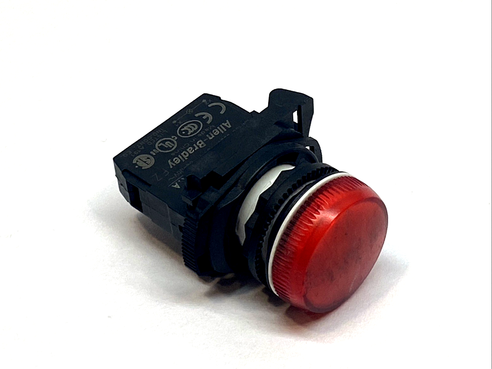 Allen-Bradley 800FP-P4 Red 22mm Pilot Light w/ 800F-N5R 120VAC LED - Maverick Industrial Sales