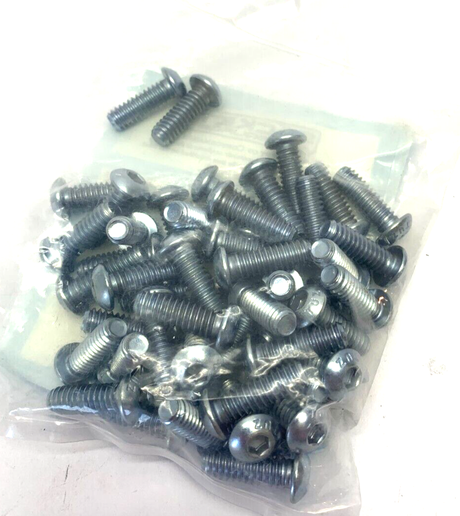 Socket Source BHA04C012Z 1/4-20 X 3/4 Alloy Zinc Button Head Cap Screw BAG OF 50 - Maverick Industrial Sales