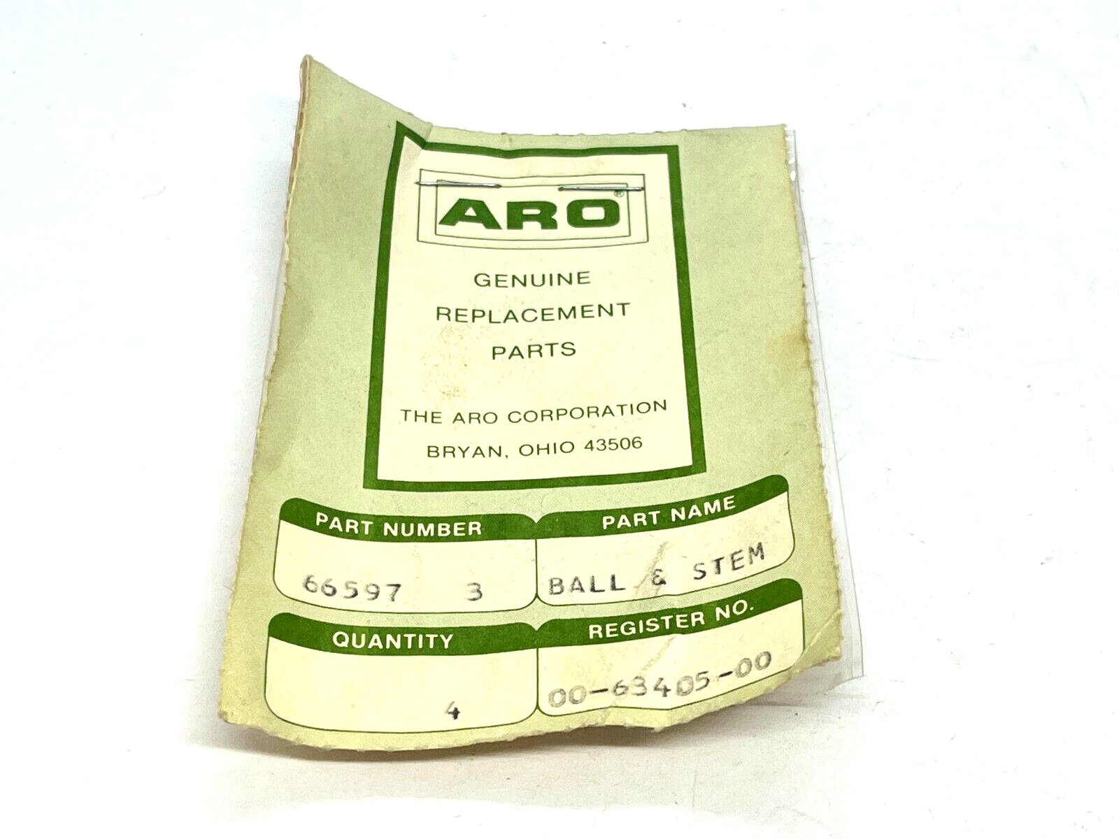 ARO 66597-3 Ball & Stem ASM LOT OF 4 - Maverick Industrial Sales