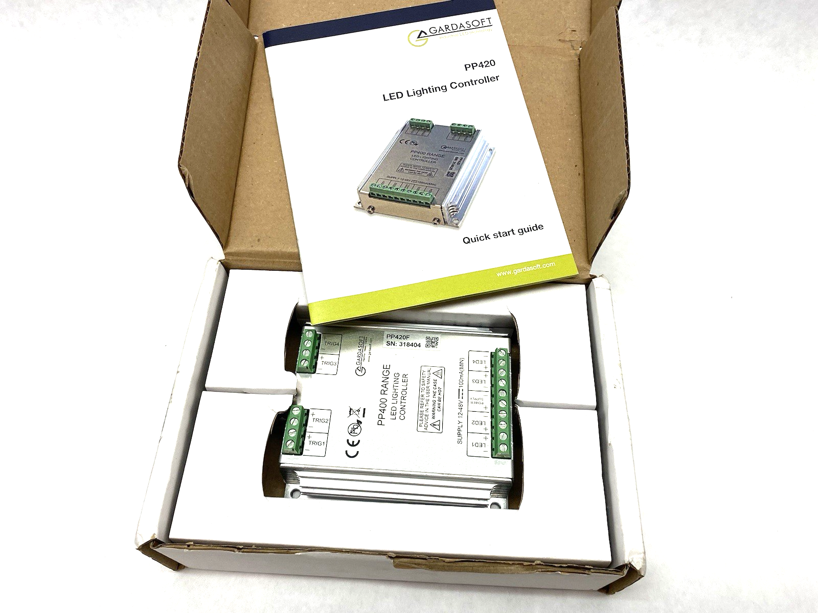 PP420F | Gardasoft LED Pulse/Strobe Controller, 4-Channel Output, SafeSense Tech - New – Open box - Maverick Industrial Sales