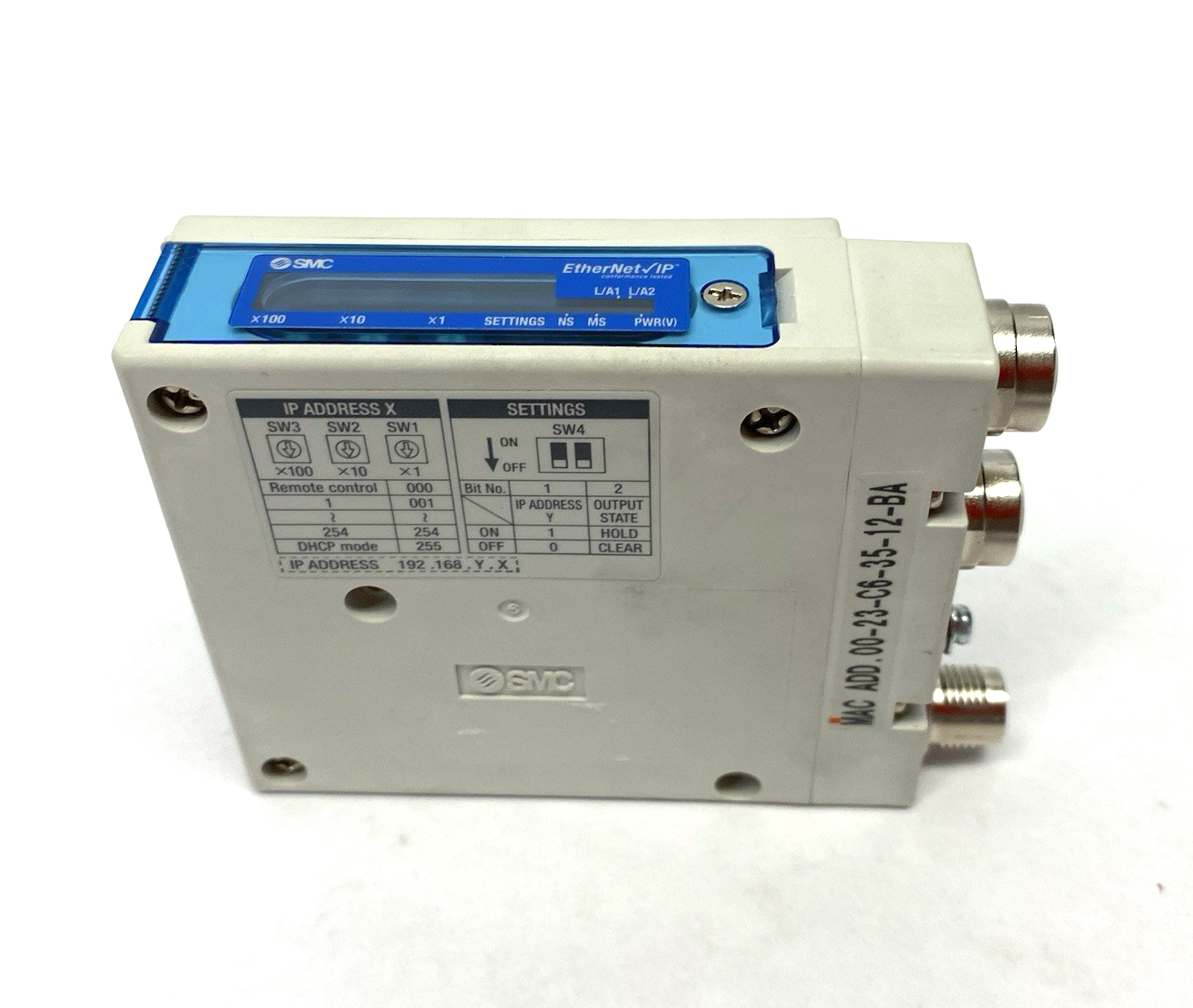 SMC EX260-SEN3 Compact Serial Interface Unit, PNP 16-Point, 24VDC - Maverick Industrial Sales