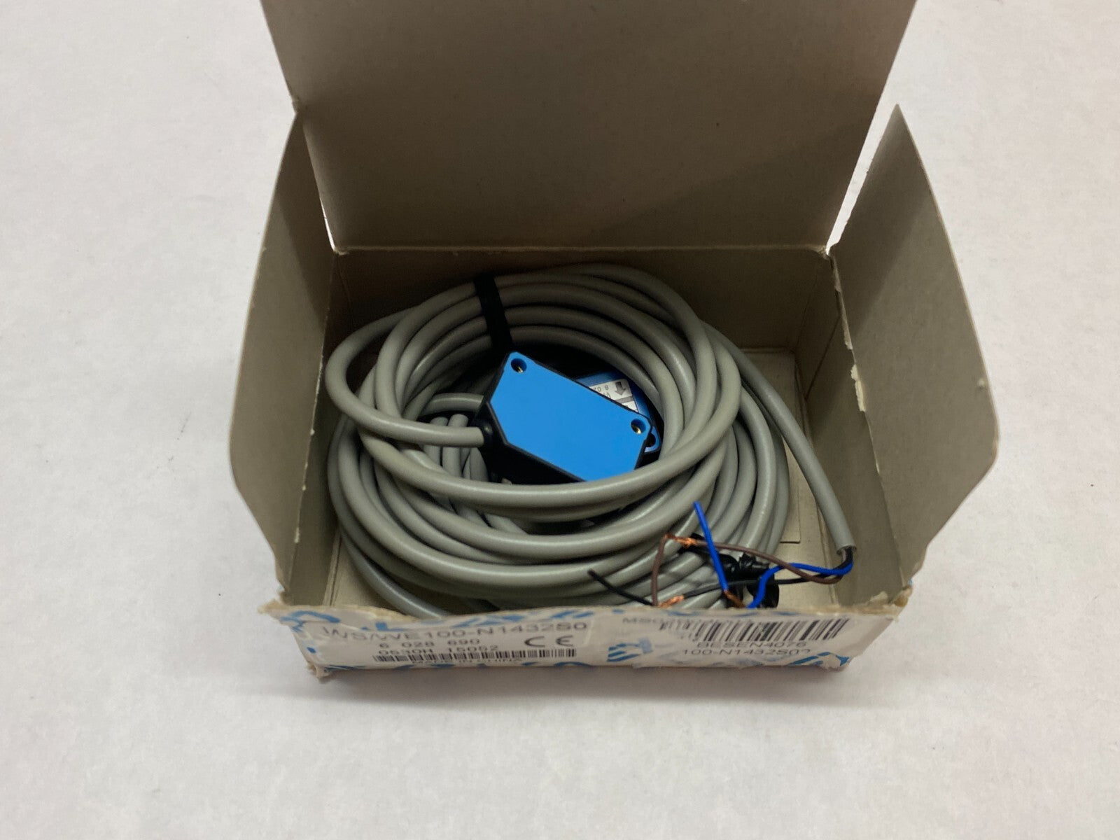 Sick WS/WE100-N1432S02 Through-Beam Photoelectric Sensor Set NPN 15m 6028690 - Maverick Industrial Sales