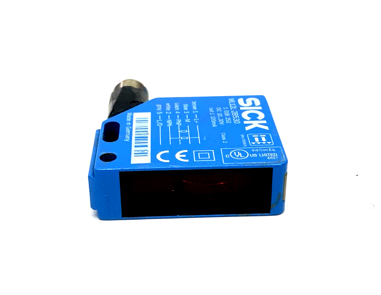 Sick WL12L-2B530 Retro-Reflective Photoelectric Sensor, 0...18m Range, 1018252 - Maverick Industrial Sales