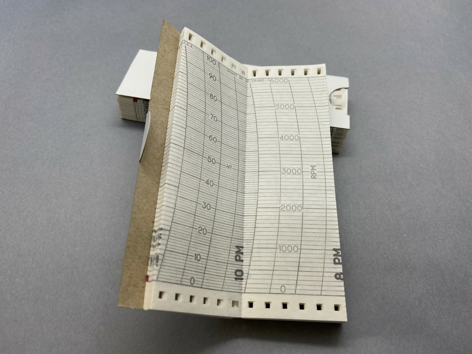 GC-26485 | Graphic Controls Strip Chart Paper 0-100 Range - New - Maverick Industrial Sales