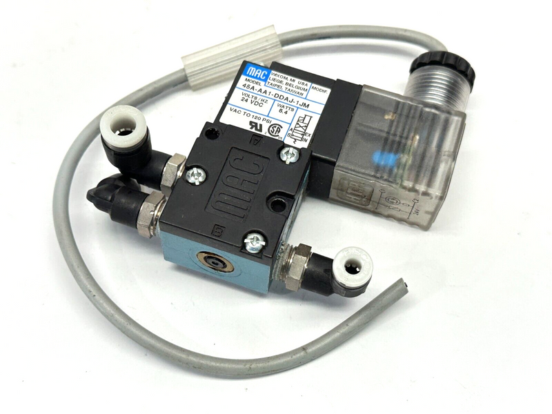 MAC 45A-AA1-DDAJ-1JM Solenoid Valve 4-Way 24VDC - Maverick Industrial Sales