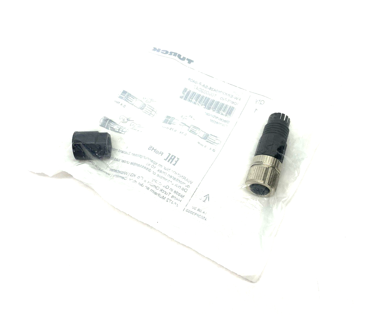 Turck FW-ERKPM0426-SA-P-0408 Field Wireable Connector Female Straight 100002047 - Maverick Industrial Sales