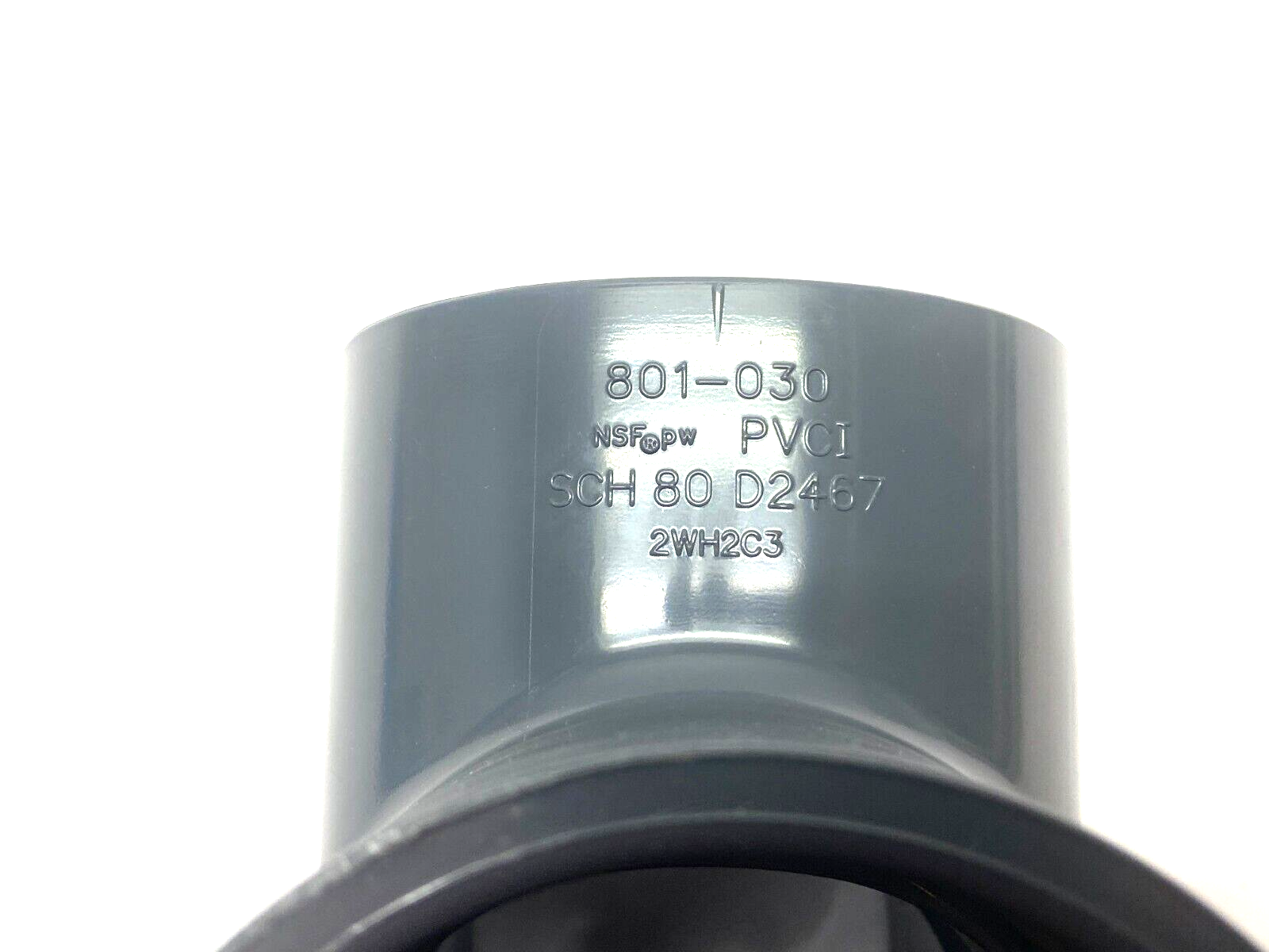 Spears 801-030 Tee Slip Socket Fitting Gray PVCI SCH 80 3" x 3" x 3" - Maverick Industrial Sales