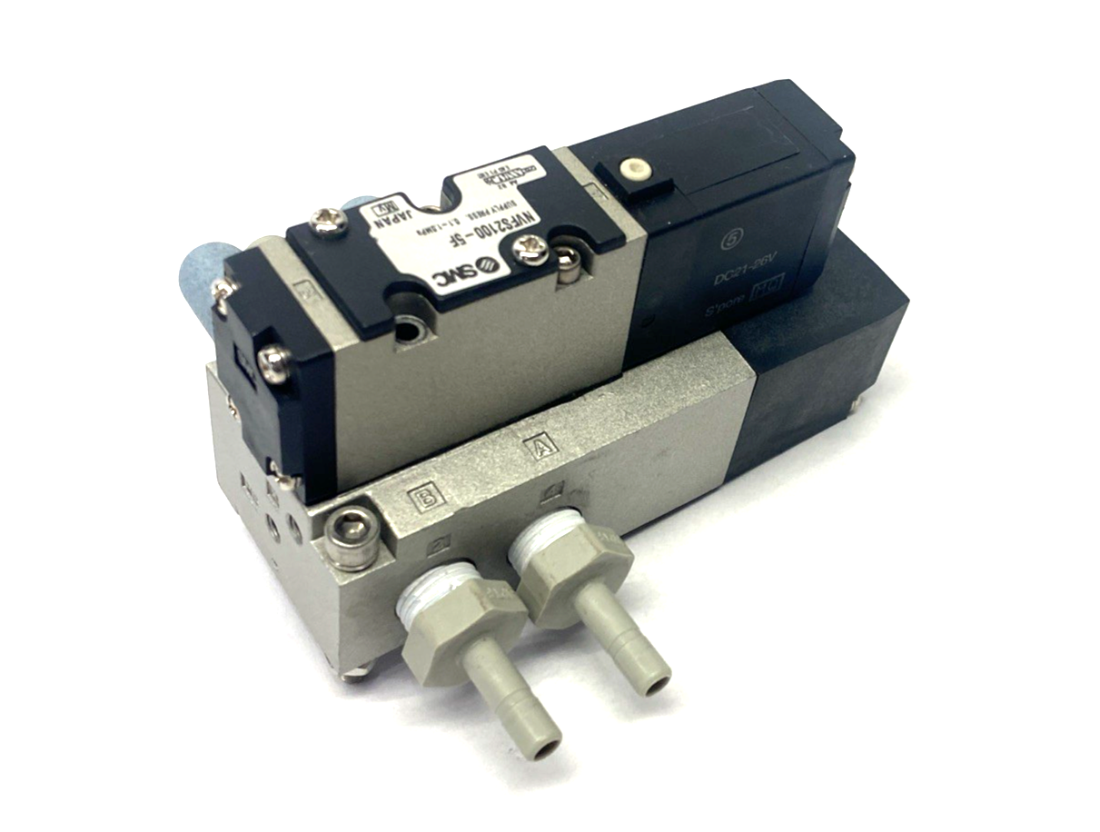 SMC NVFS2100-5F Pneumatic Solenoid Valve 4/5 Port 24VDC - Maverick Industrial Sales