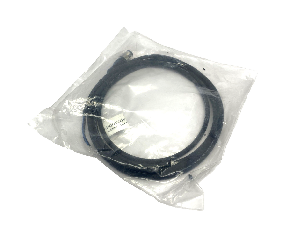 M123QD-PUR-2M | Adsens Tech Cordset M12 QD Male 3-Pin 2m - New - Maverick Industrial Sales