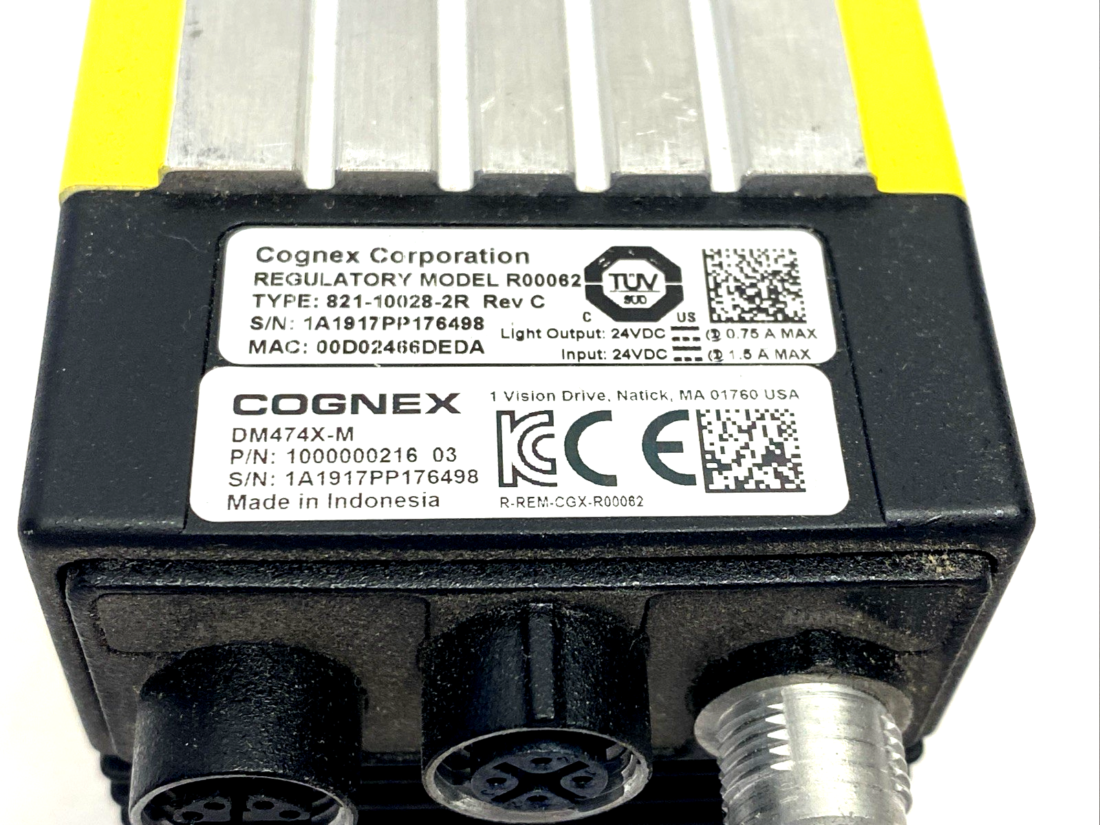 Cognex DM474X-M DataMan 470 Series Industrial Barcode Reader 821-10028-2R - Maverick Industrial Sales