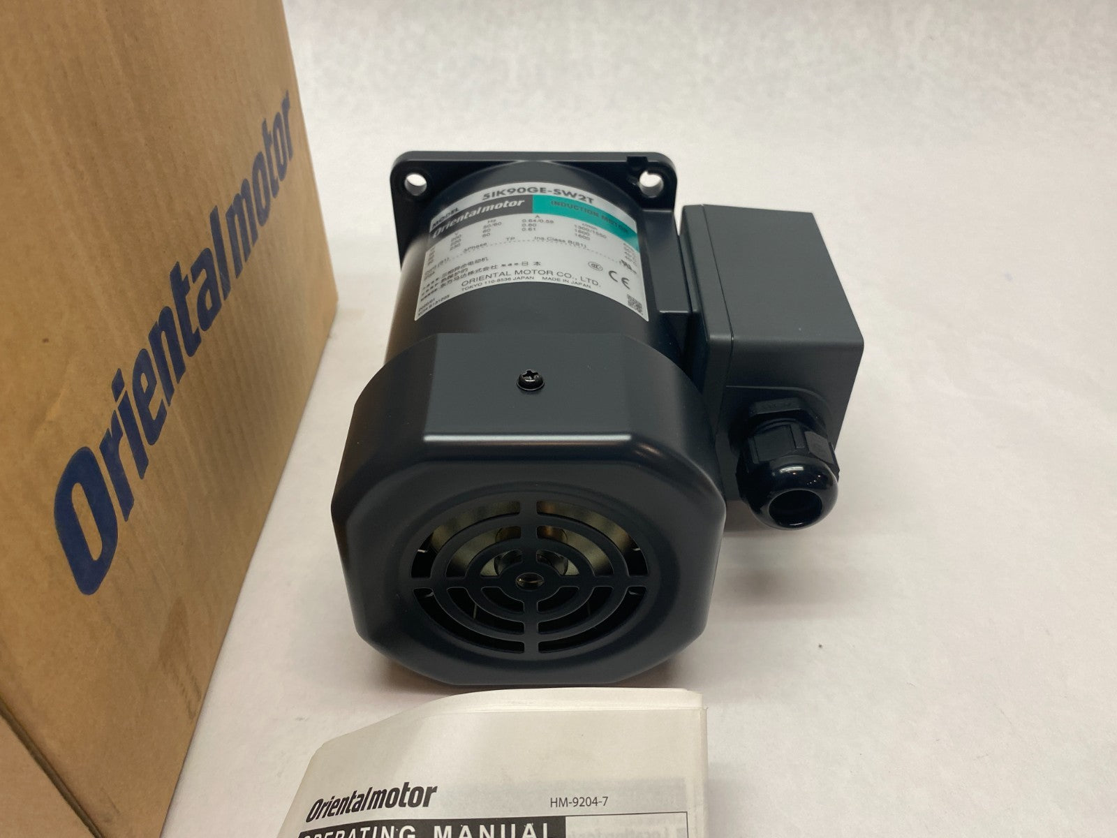 Oriental Motor 5IK90GE-SW2T World K Induction AC Motor Pinion Shaft 1/8HP 90W - Maverick Industrial Sales