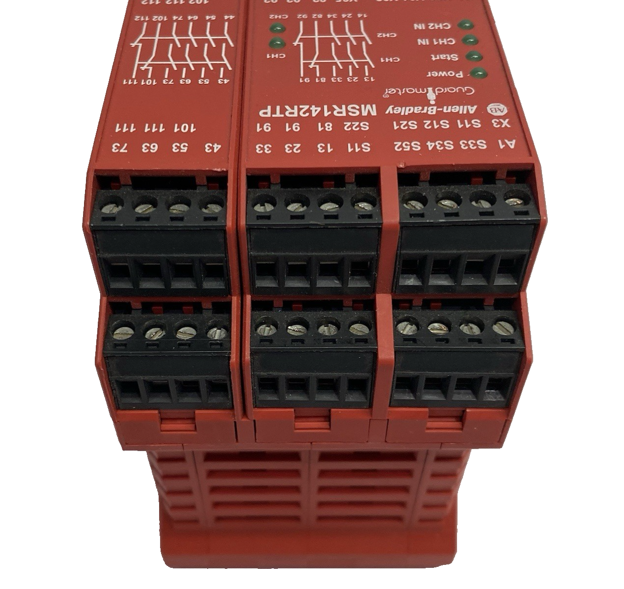 440R-G23216 | Allen Bradley Ser. A Guardmaster MSR142RTP Safety Relay, Auto-reset - Used - Maverick Industrial Sales