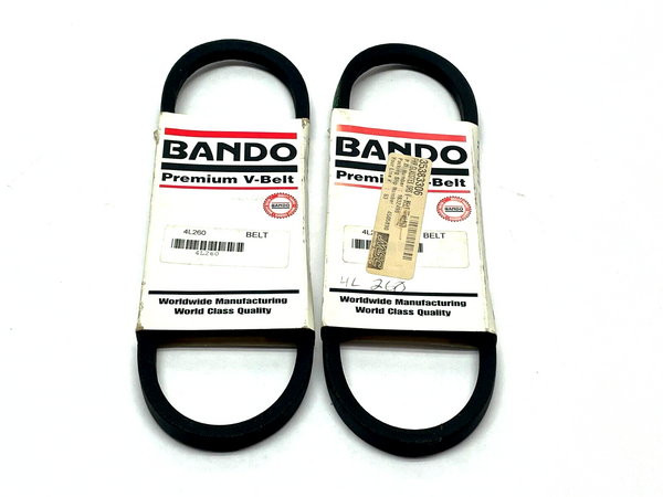 Bando Duraflex 4L260 V-Belt 26" Outside Length LOT OF 2 - Maverick Industrial Sales