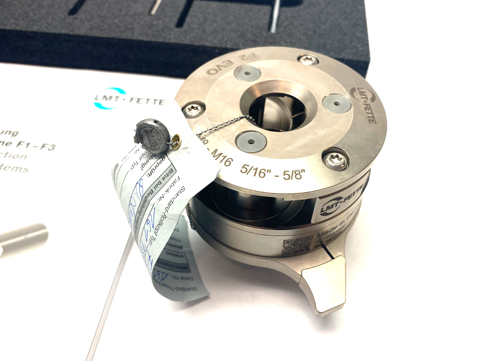 LMT Fette 7137660 EVOline Thread Rolling Axial Die Head ARK-F2 EVO - Maverick Industrial Sales
