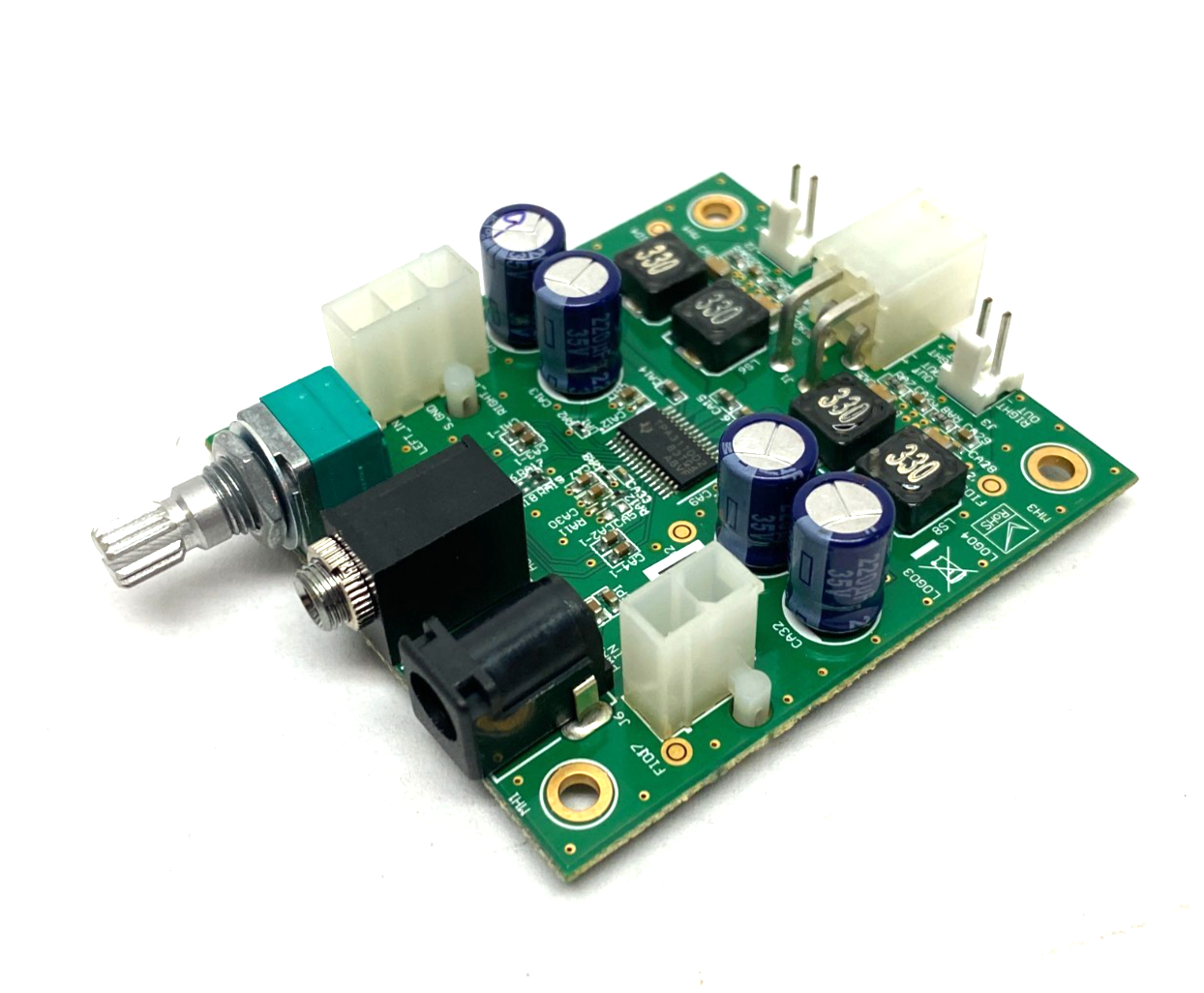 MA-2001 | Misco Amplifiers 2 Channel, 25W, PCB Style Amplifier with Volume Control - New – Open box - Maverick Industrial Sales