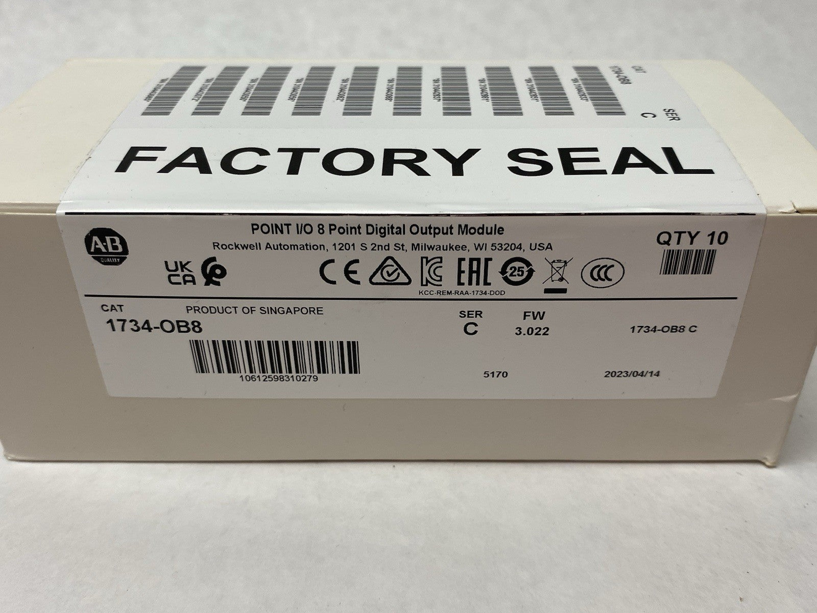 | Allen Bradley 1734-OB8 Ser. C POINT I/O 8-Point Digital Output Module BOX OF 10 - New - Maverick Industrial Sales