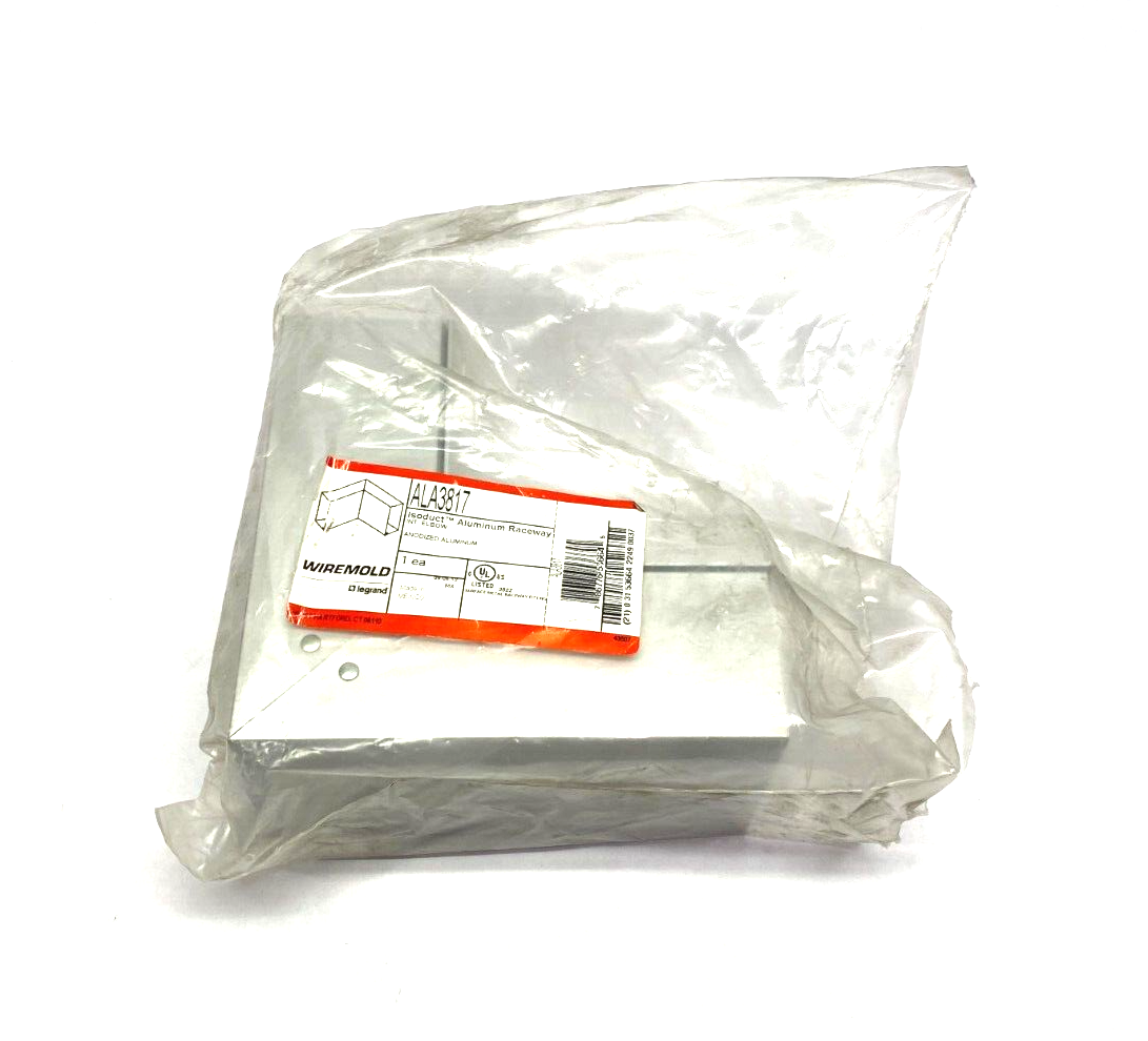 Legrand Wiremold ALA3817 Isoduct Aluminum Raceway Interior Elbow 90-Degree - Maverick Industrial Sales
