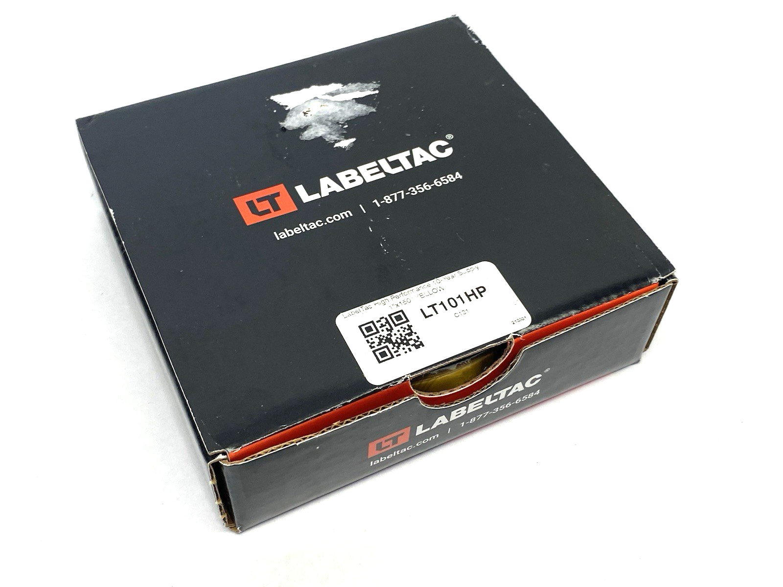 LT101HP | LabelTac Pro Model High Perf. 10 Year Vinyl Label 1" x 150' /Roll Yellow - New – Open box - Maverick Industrial Sales