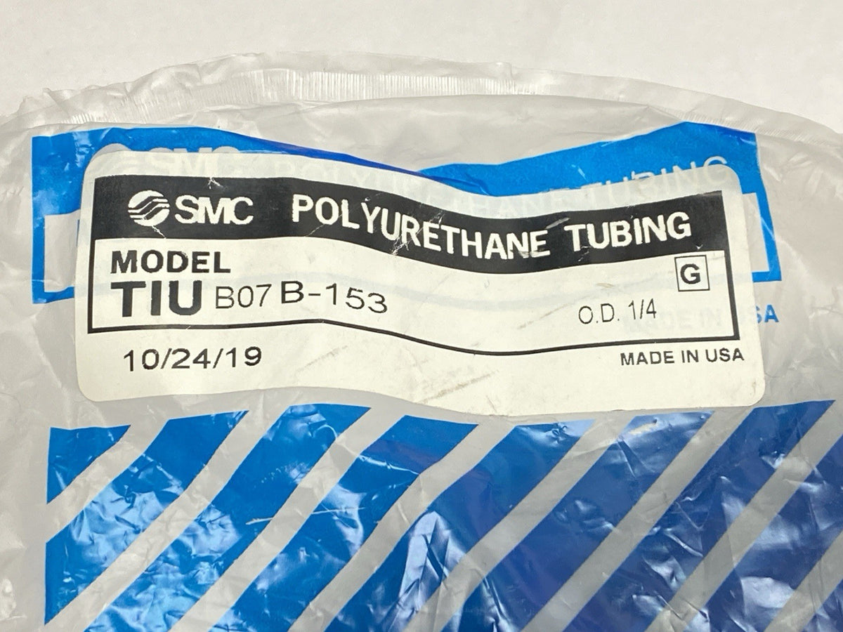 SMC TIUB07B-153 Polyurethane Tubing Black 1/4" OD 500ft - Maverick Industrial Sales