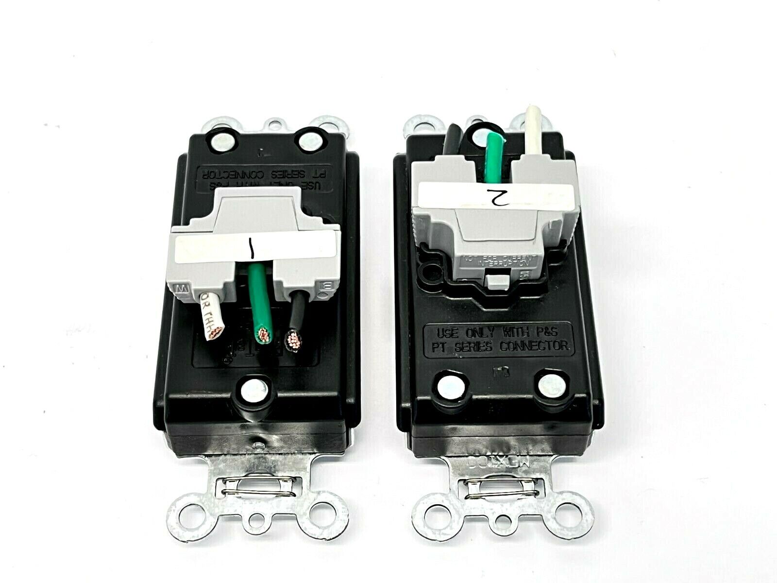 Pass & Seymour PT5262GRY PlugTail Receptacles LOT OF 2 - Maverick Industrial Sales