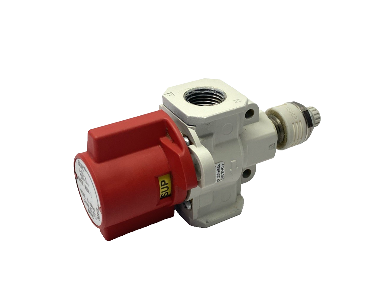 VHS30-N03A-Z | SMC 3-port Manual Pneumatic Relief Valve 3/8" NPT - Used - Maverick Industrial Sales