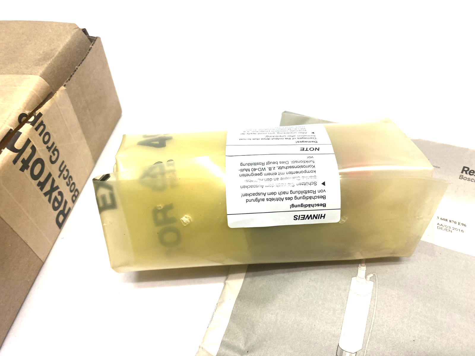 Bosch Rexroth 0608720056 Inline Gear Unit 19.3:1 Ratio 4GE19 SZ4 - Maverick Industrial Sales