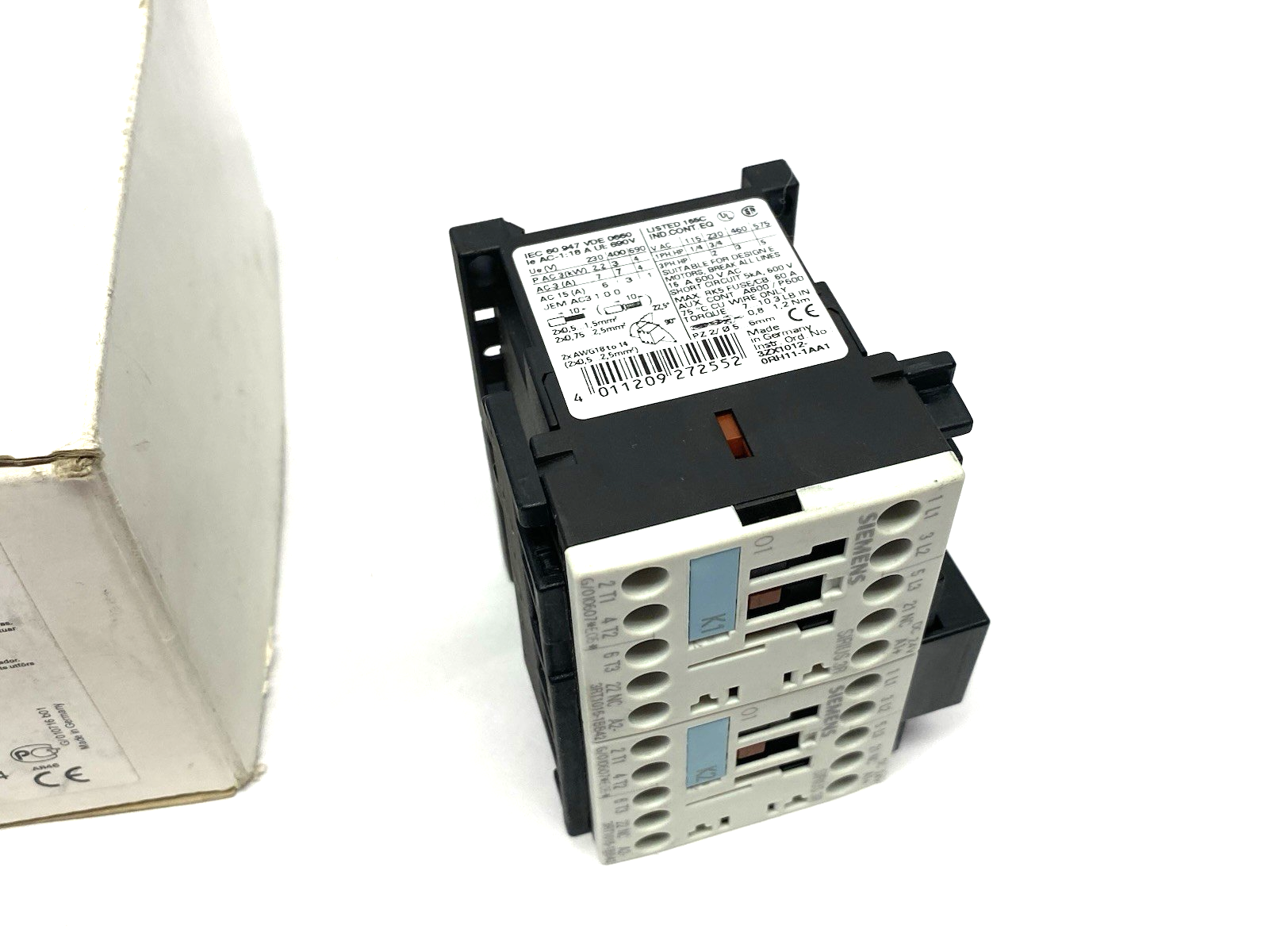 Siemens 3RA1210-0HA15-0BB4 Fuseless Reversing Starter Combination 400VAC 24VDC - Maverick Industrial Sales