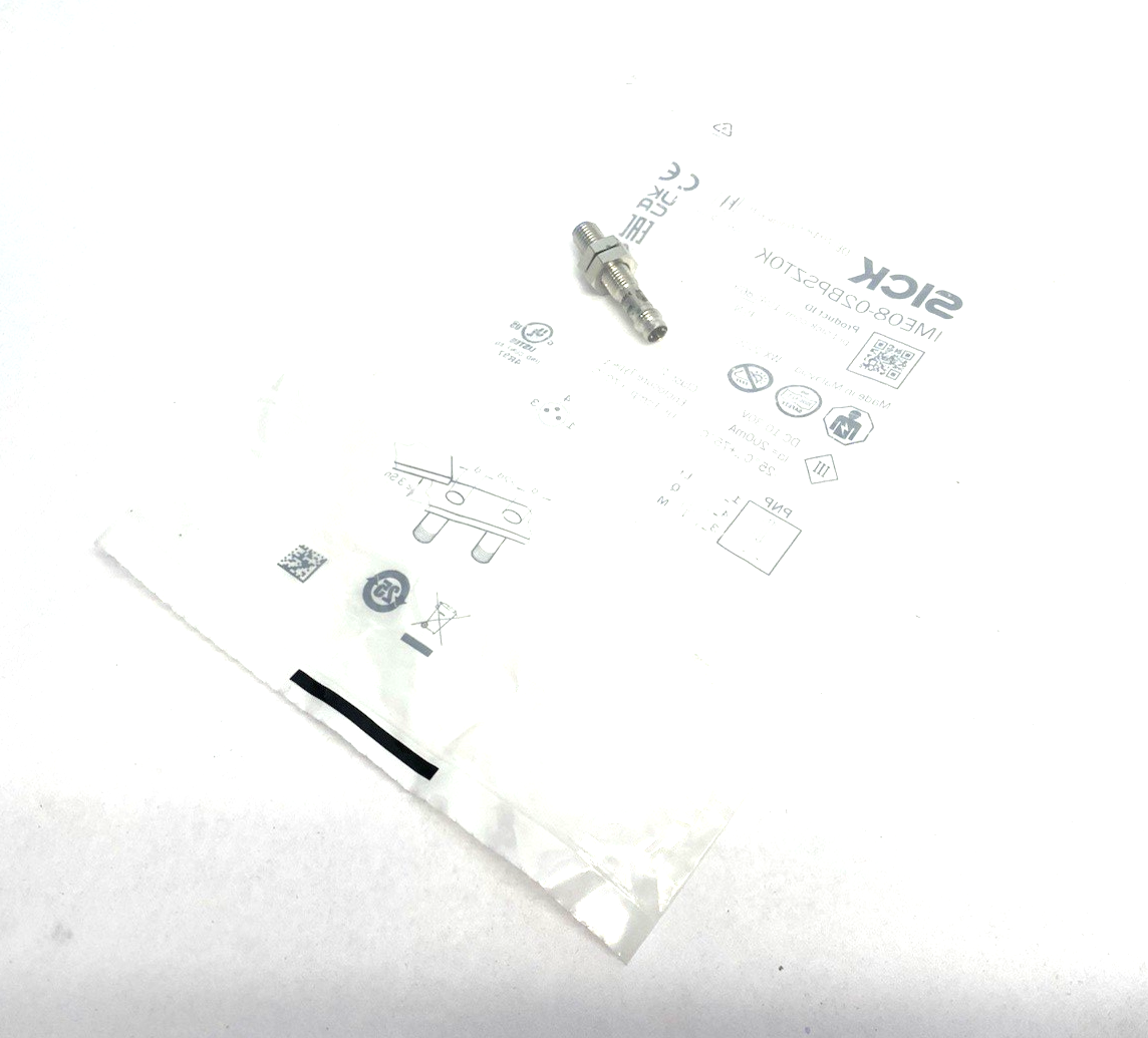 IME08-02BPSZT0K | Sick Metric Inductive Proximity Sensor Sn=2mm 1040869 - New - Maverick Industrial Sales